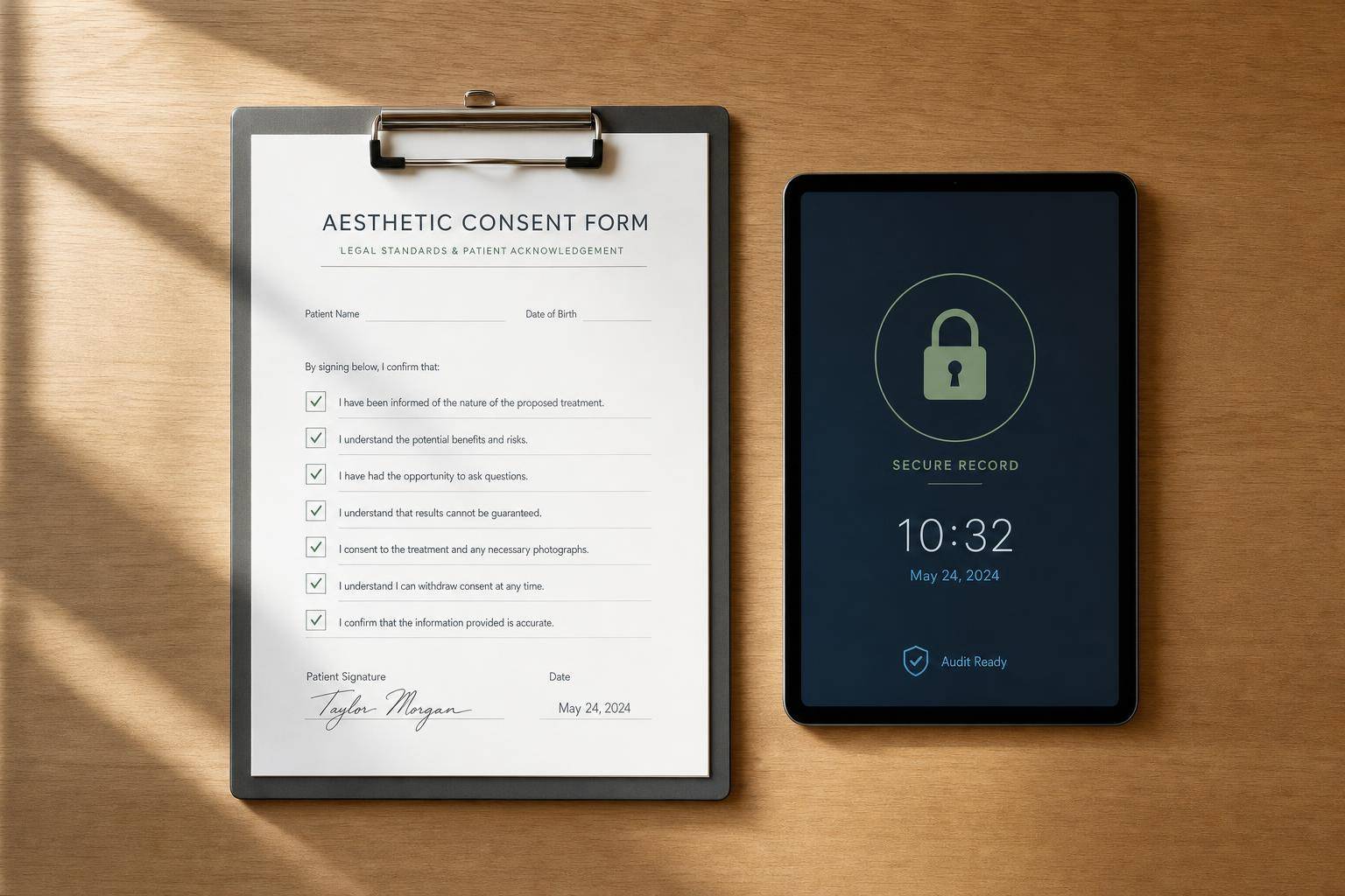 Legal Standards for Aesthetic Consent Forms