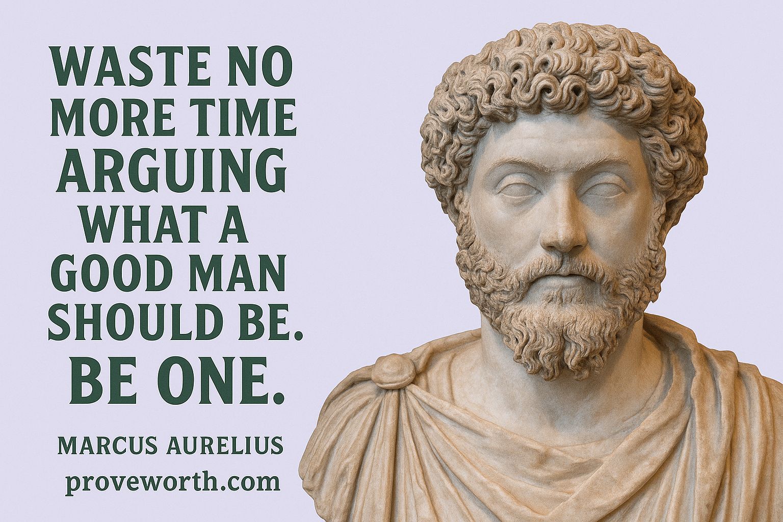 Ole’ Marcus has my favorite quote on integrity. Sometimes simple is best.