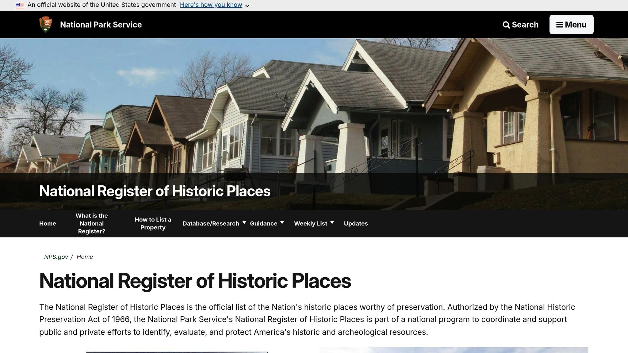 National Register of Historic Places