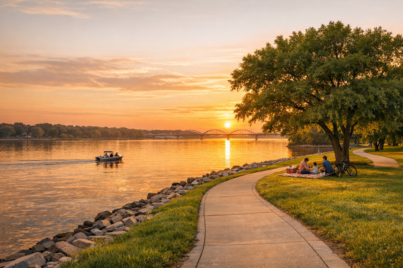 Quad Cities Parks with River Views