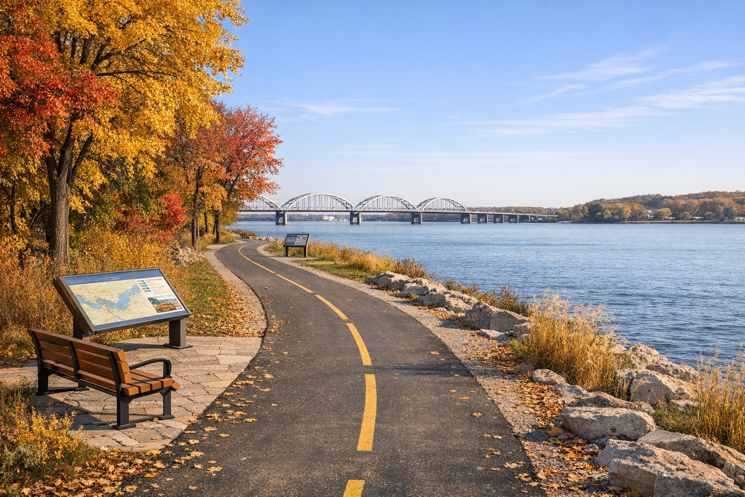 Mississippi River Trail: Guide to Quad Cities Sections