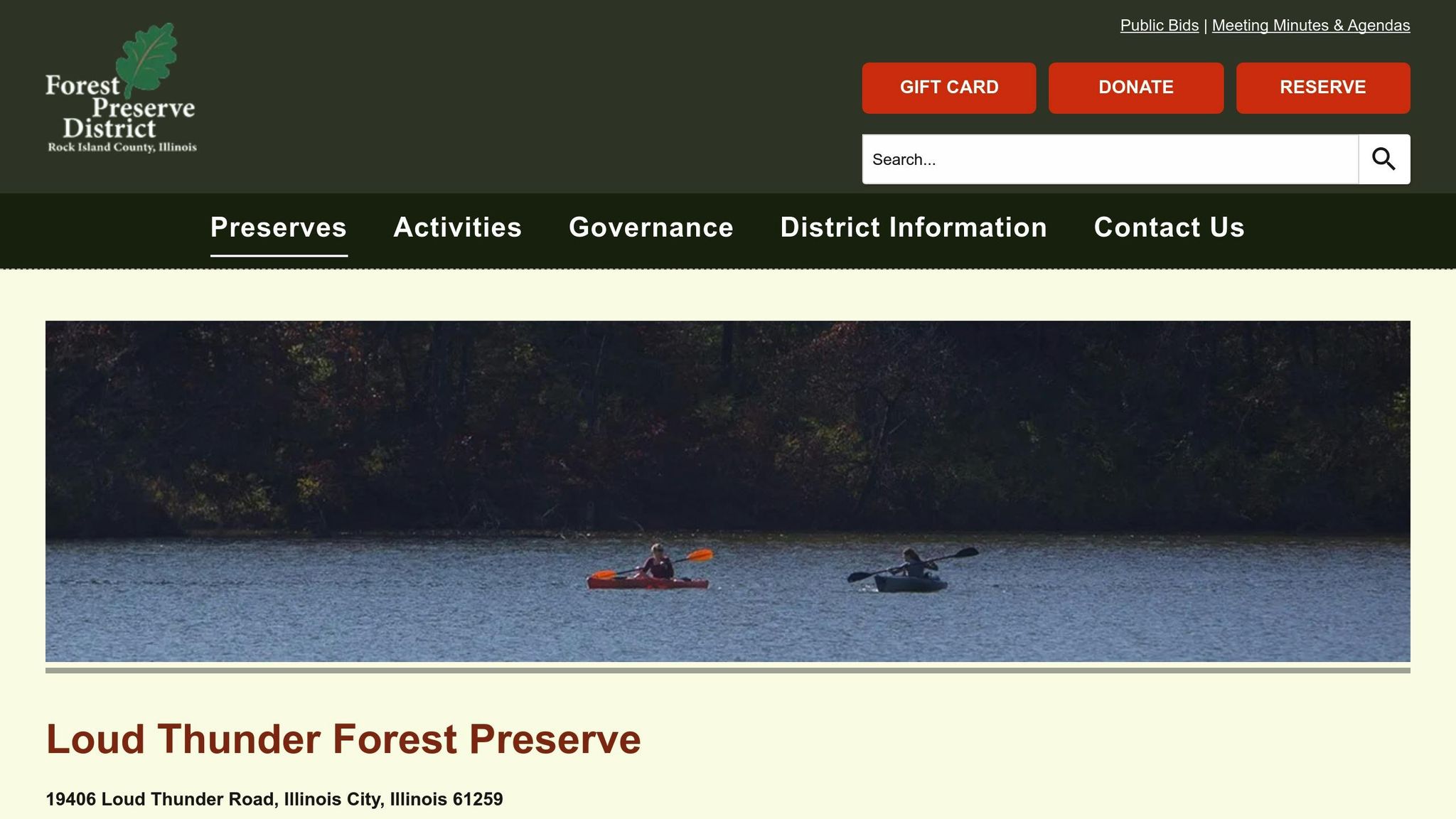 Loud Thunder Forest Preserve