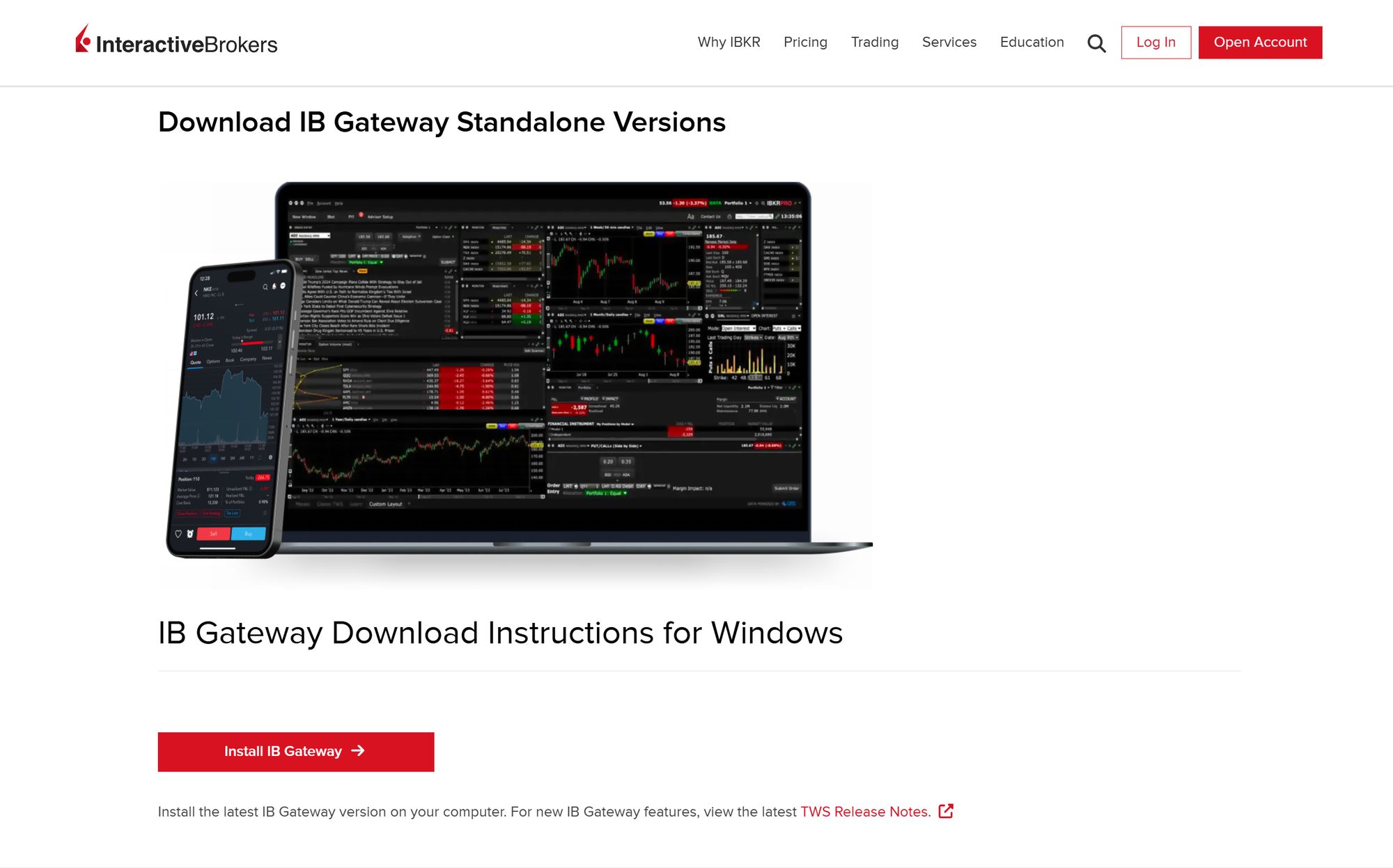 Download IB Gateway