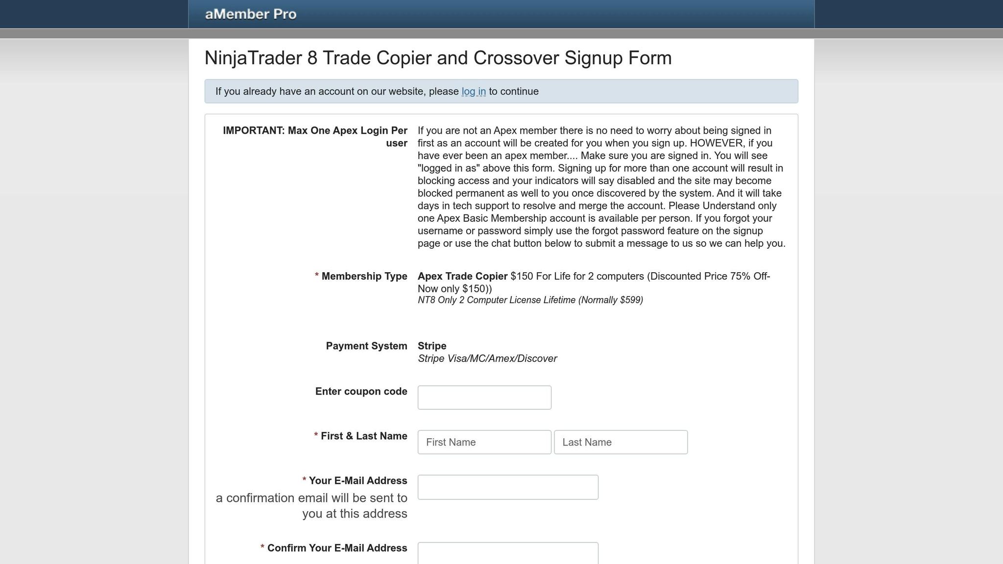 Apex Trade Copier