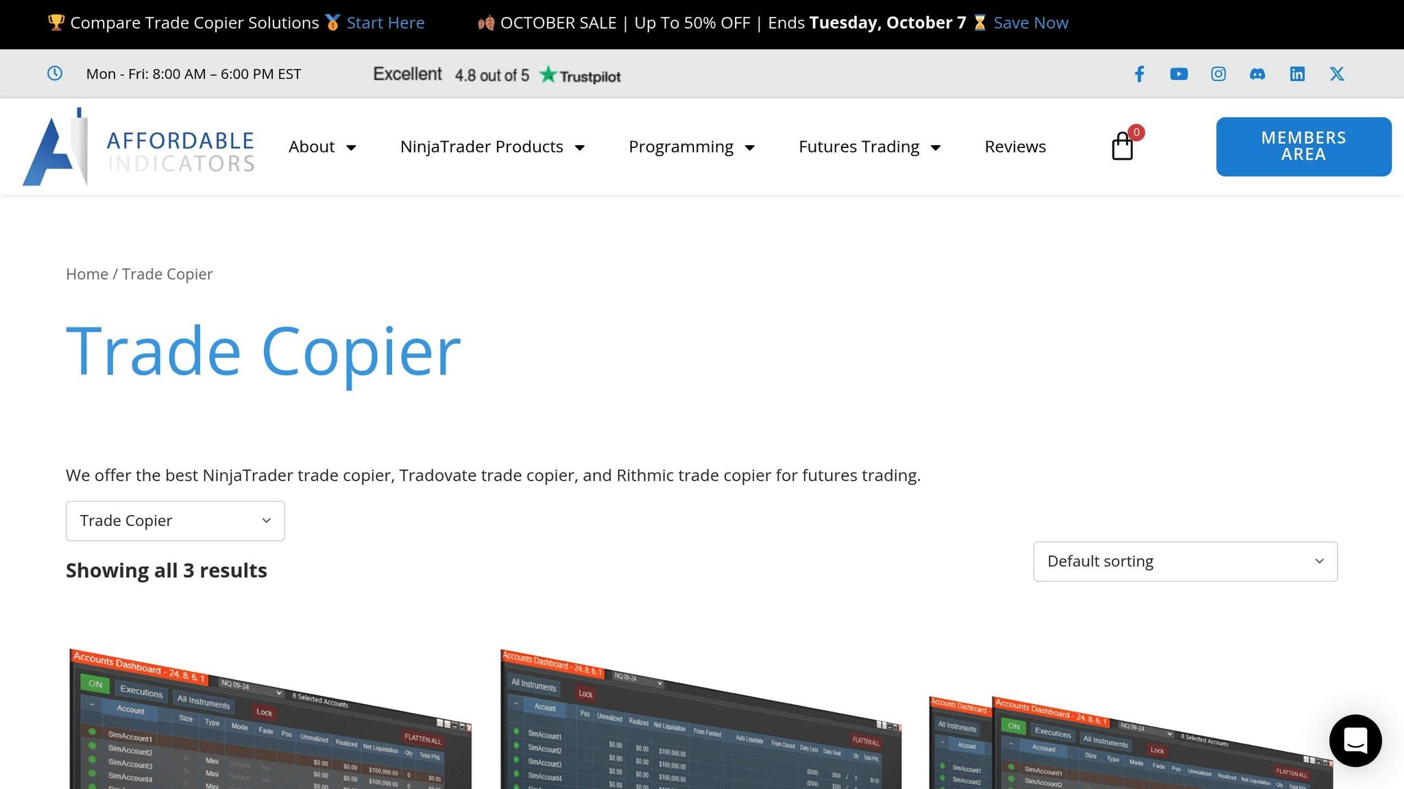 Affordable Indicators TradeCopier