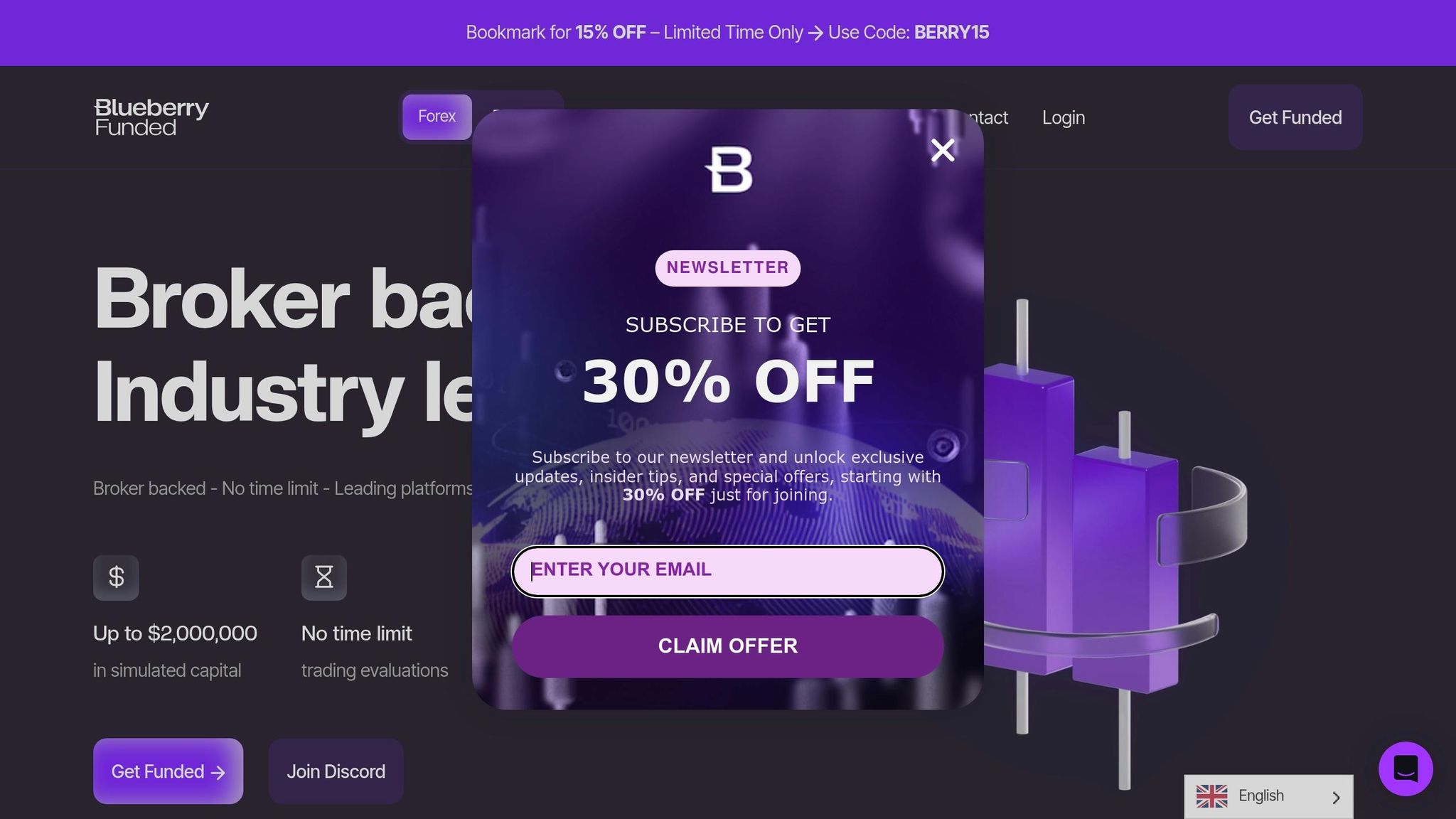 Blueberry Funded