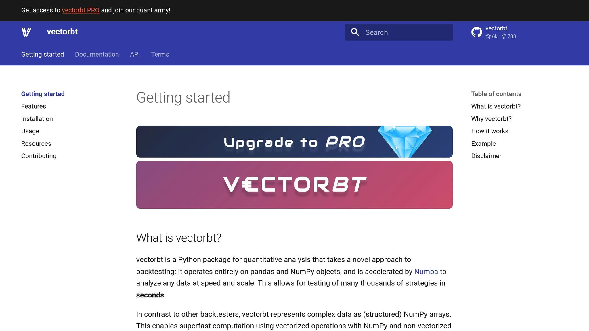 Vectorbt