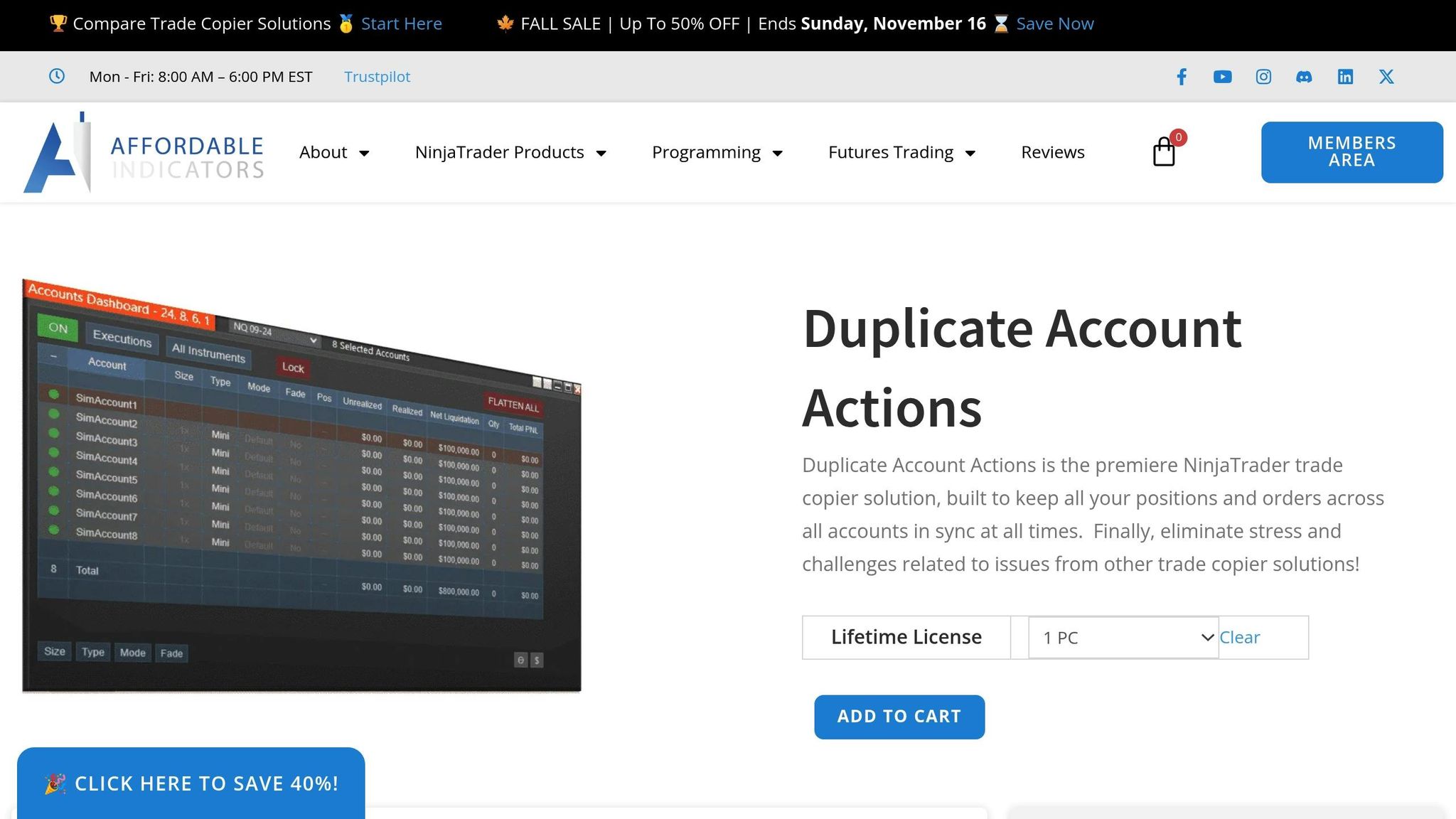 Affordable Indicators