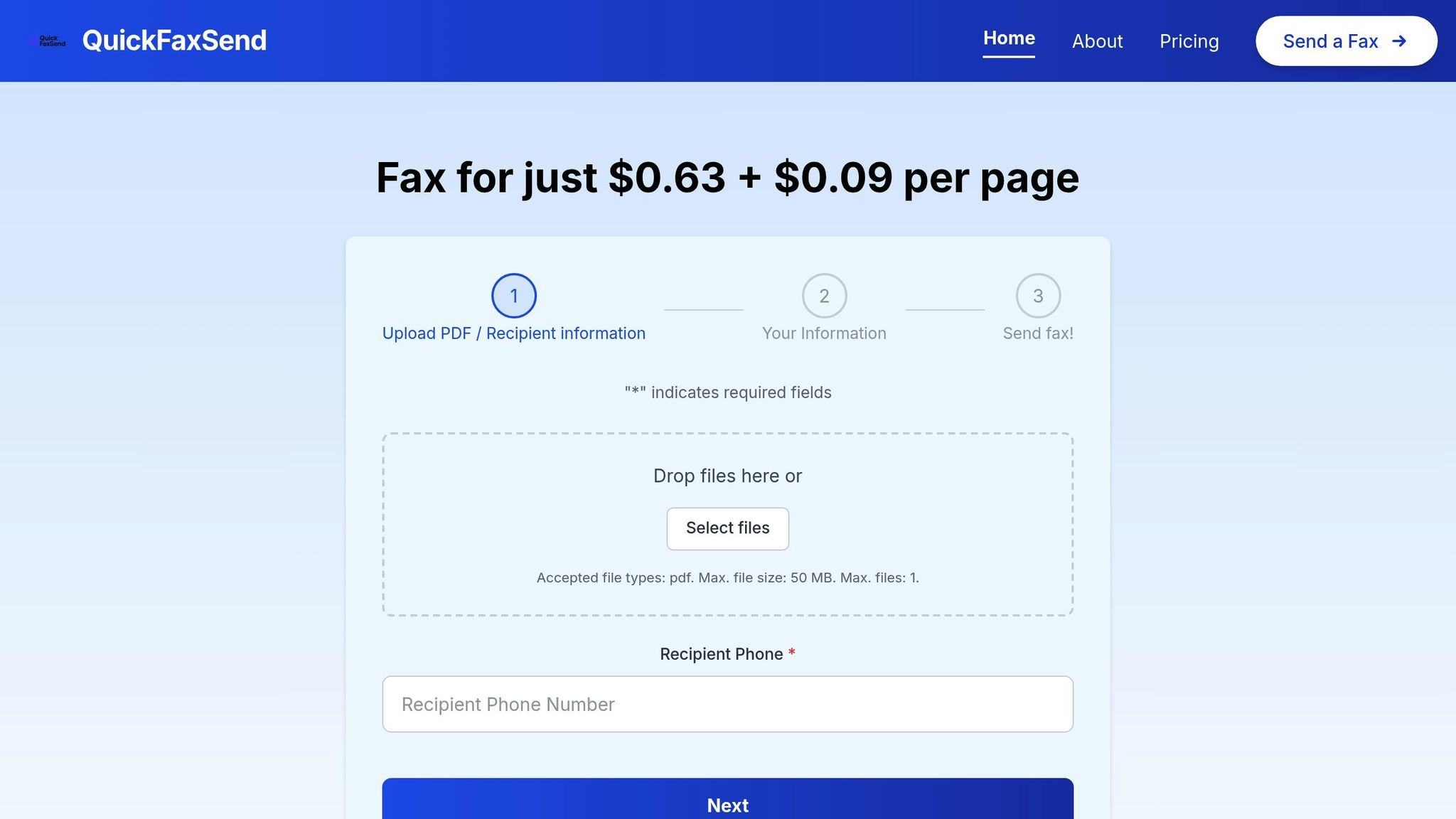 QuickFaxSend