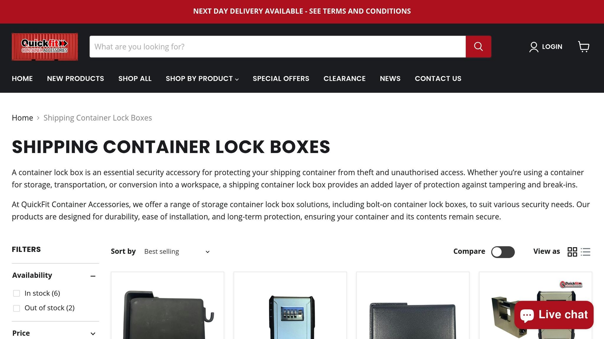 Self Storage Lock Boxes