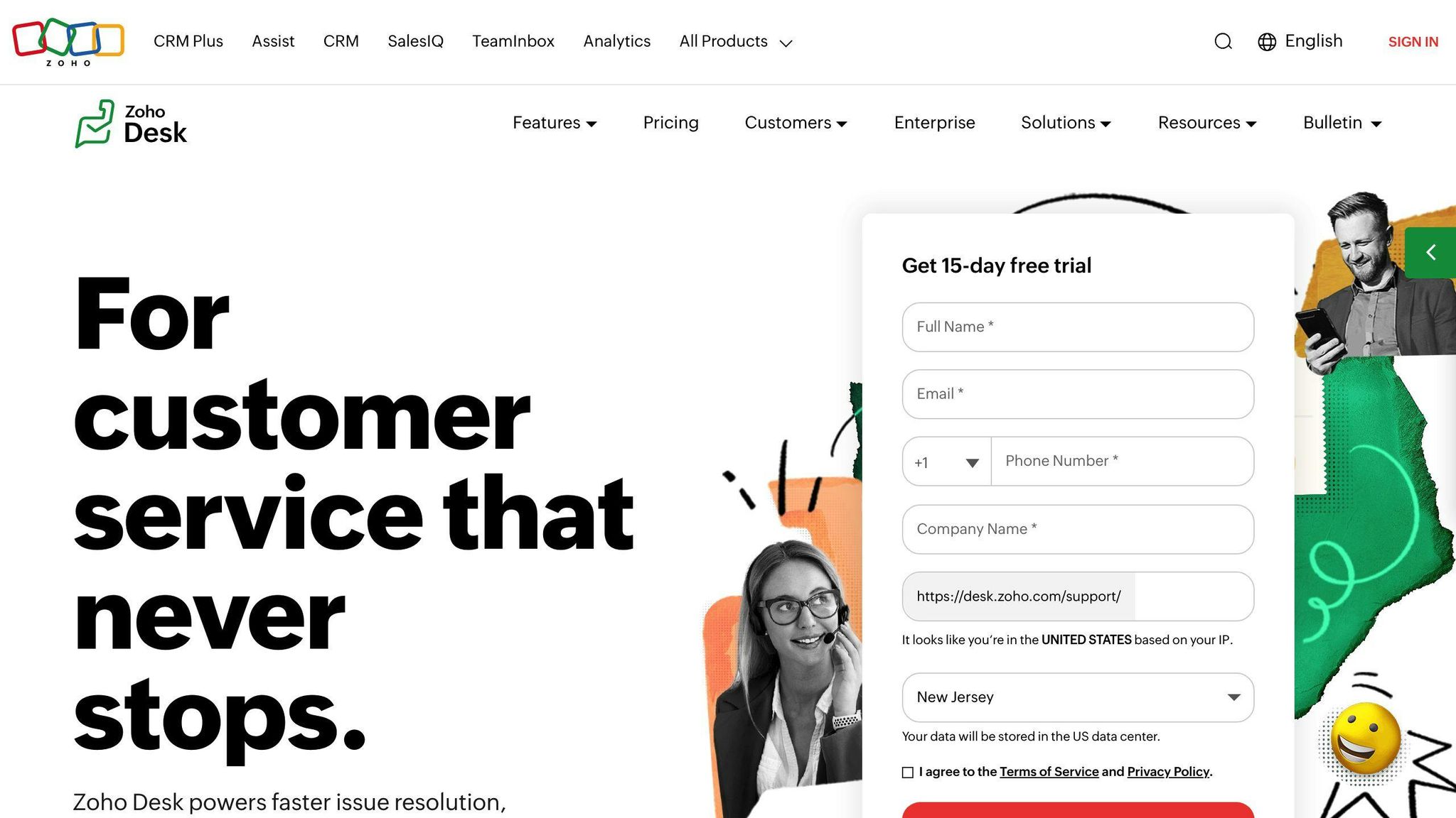 Zoho Desk