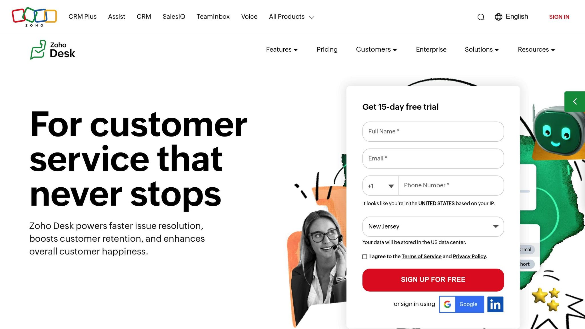 Zoho Desk