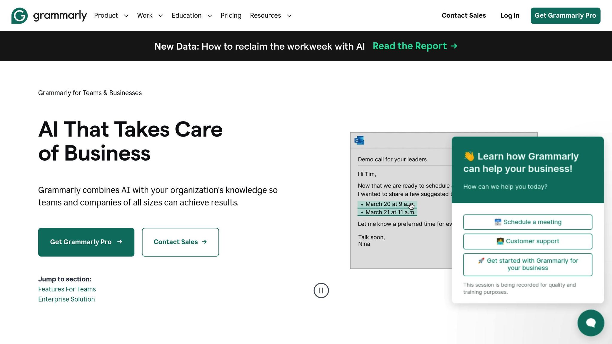 Grammarly Business