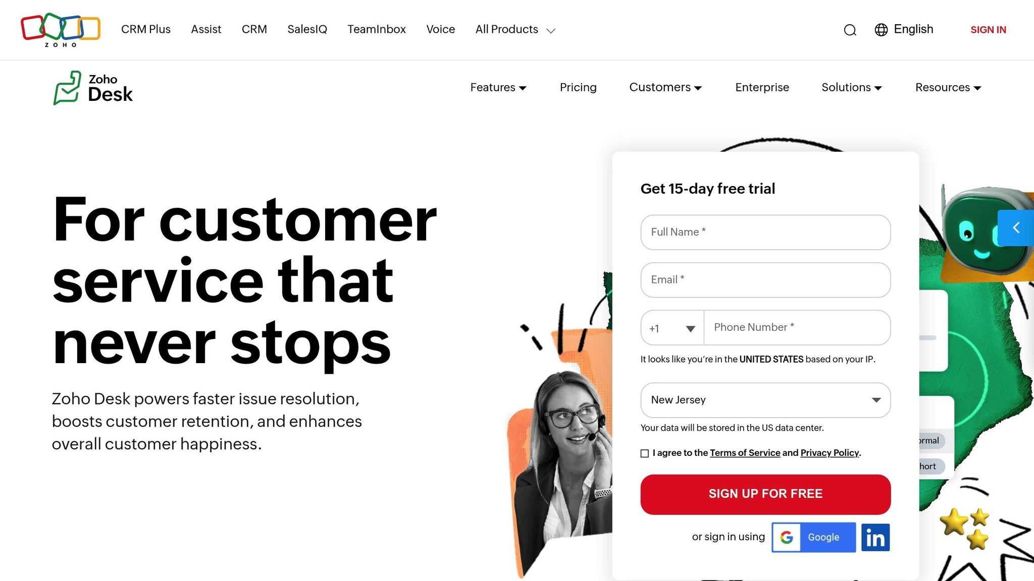 Zoho Desk