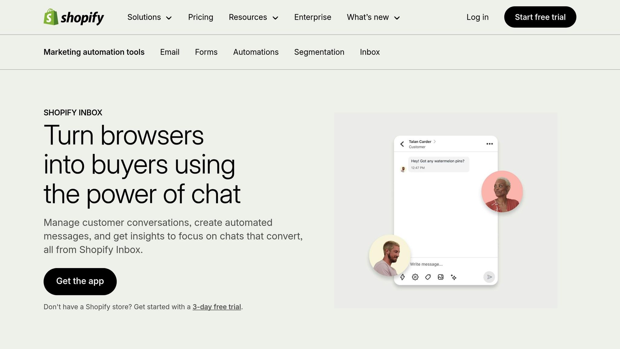 Shopify Inbox