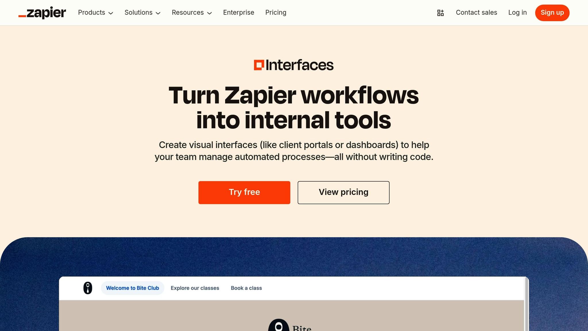 Zapier Interfaces