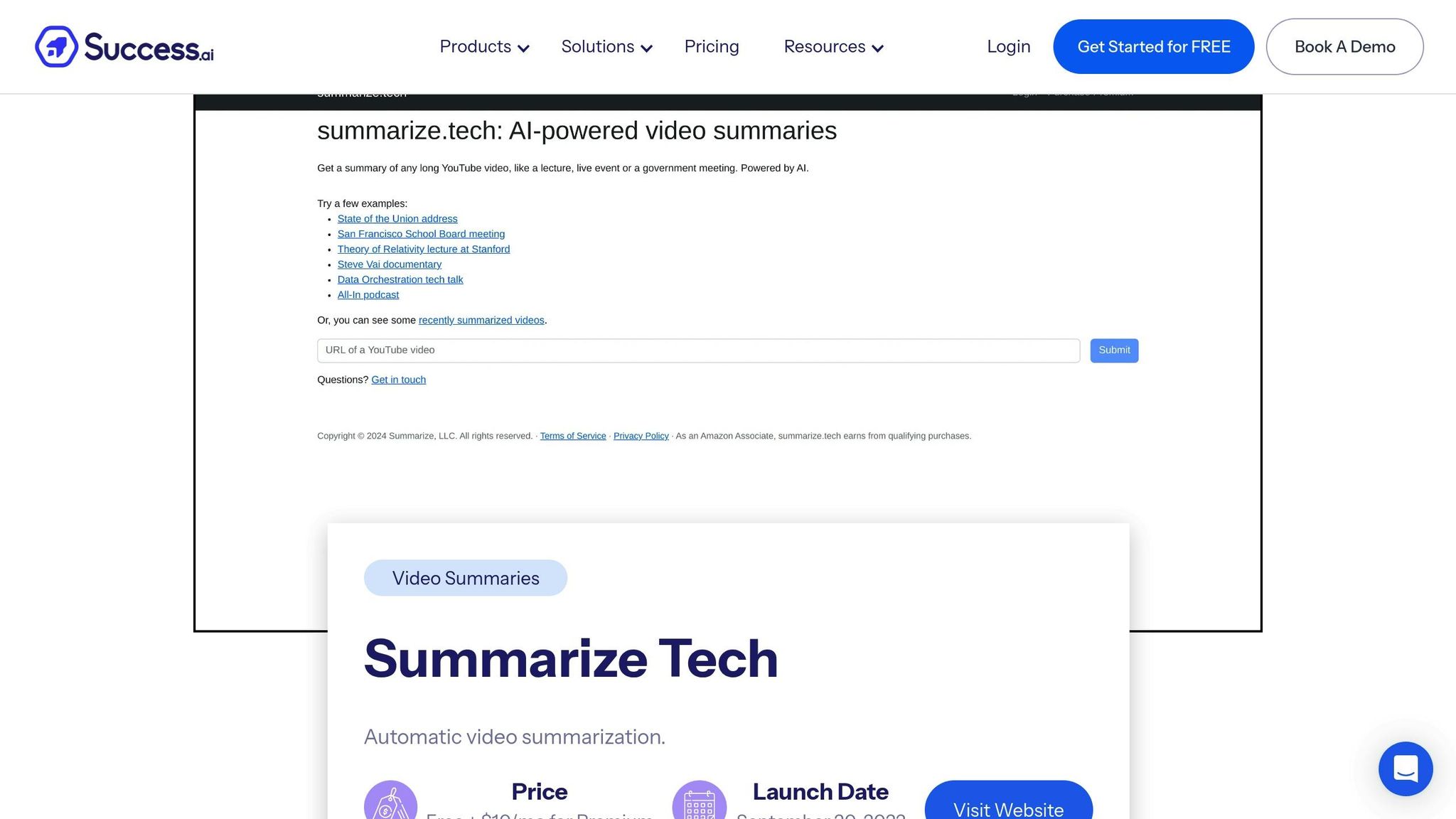 Summarize.tech