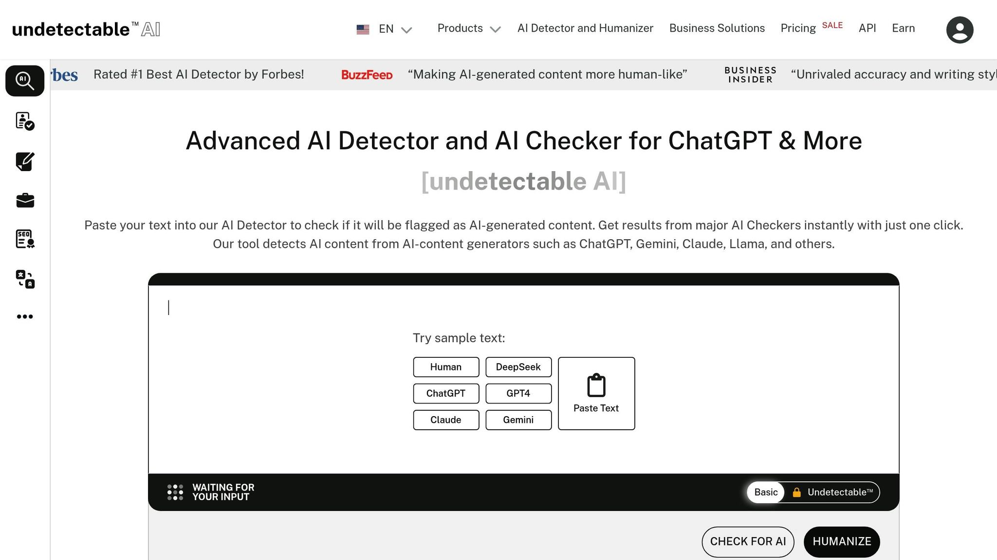 Undetectable AI