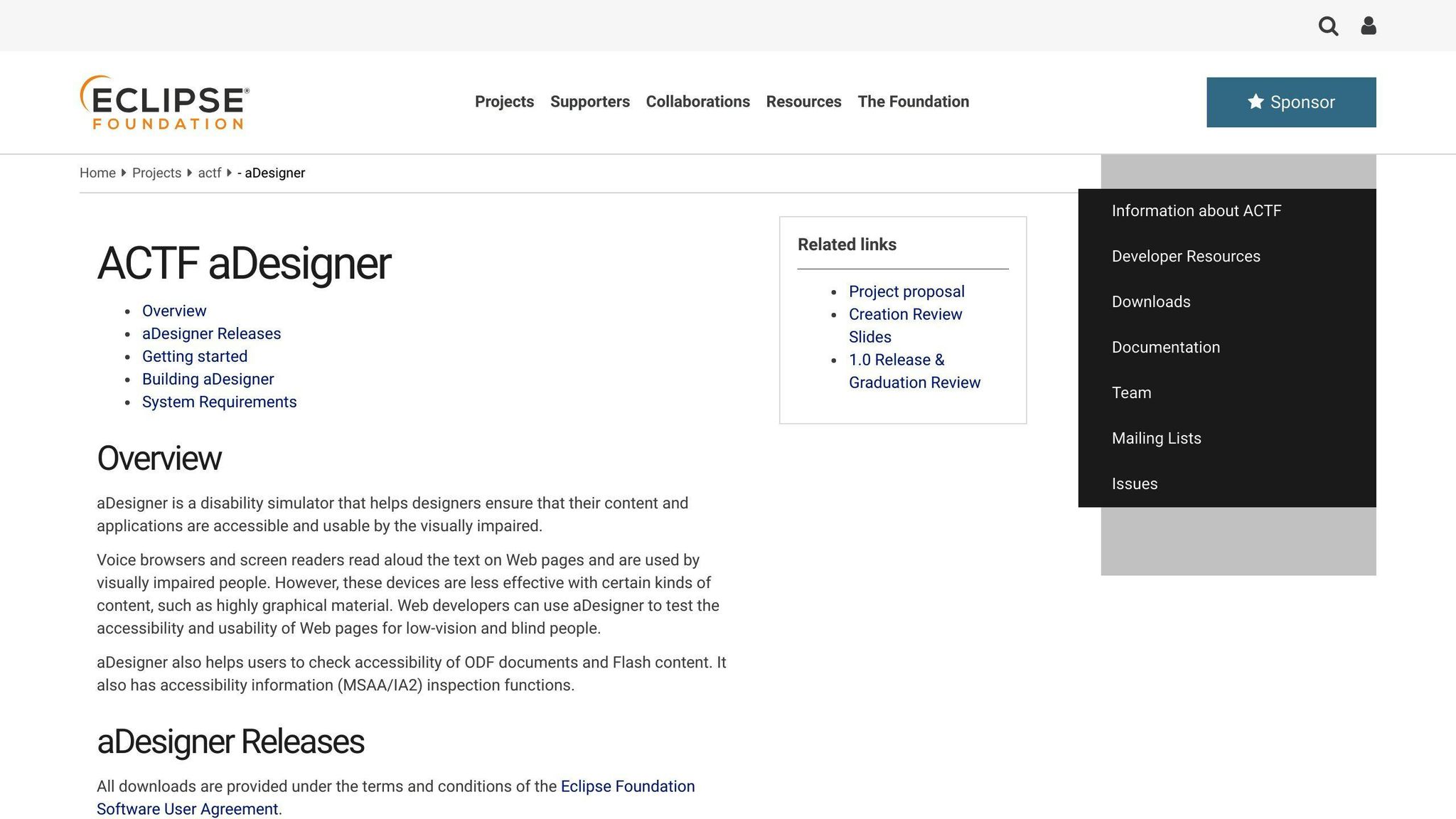 ACTF aDesigner