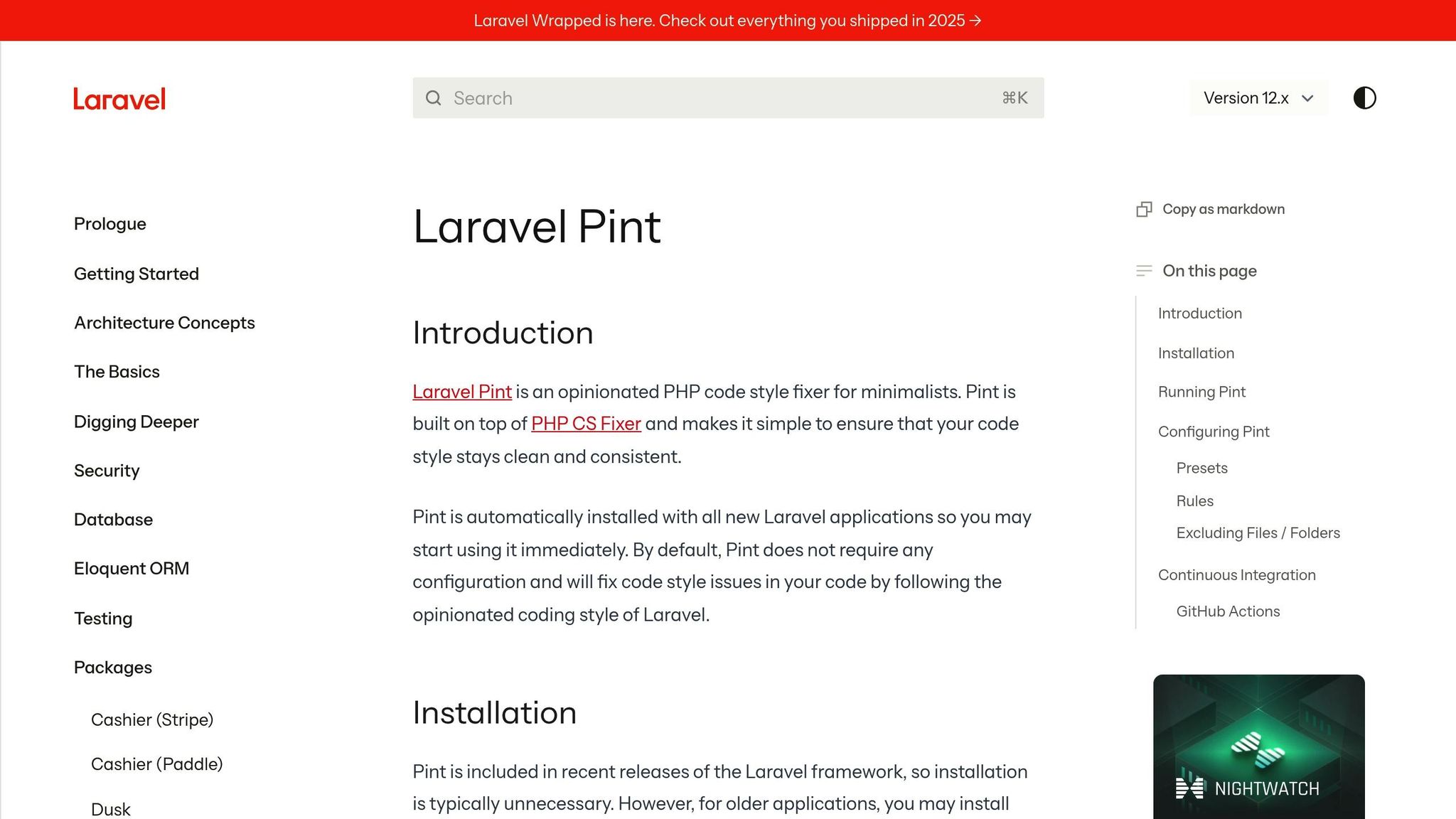 Laravel Pint
