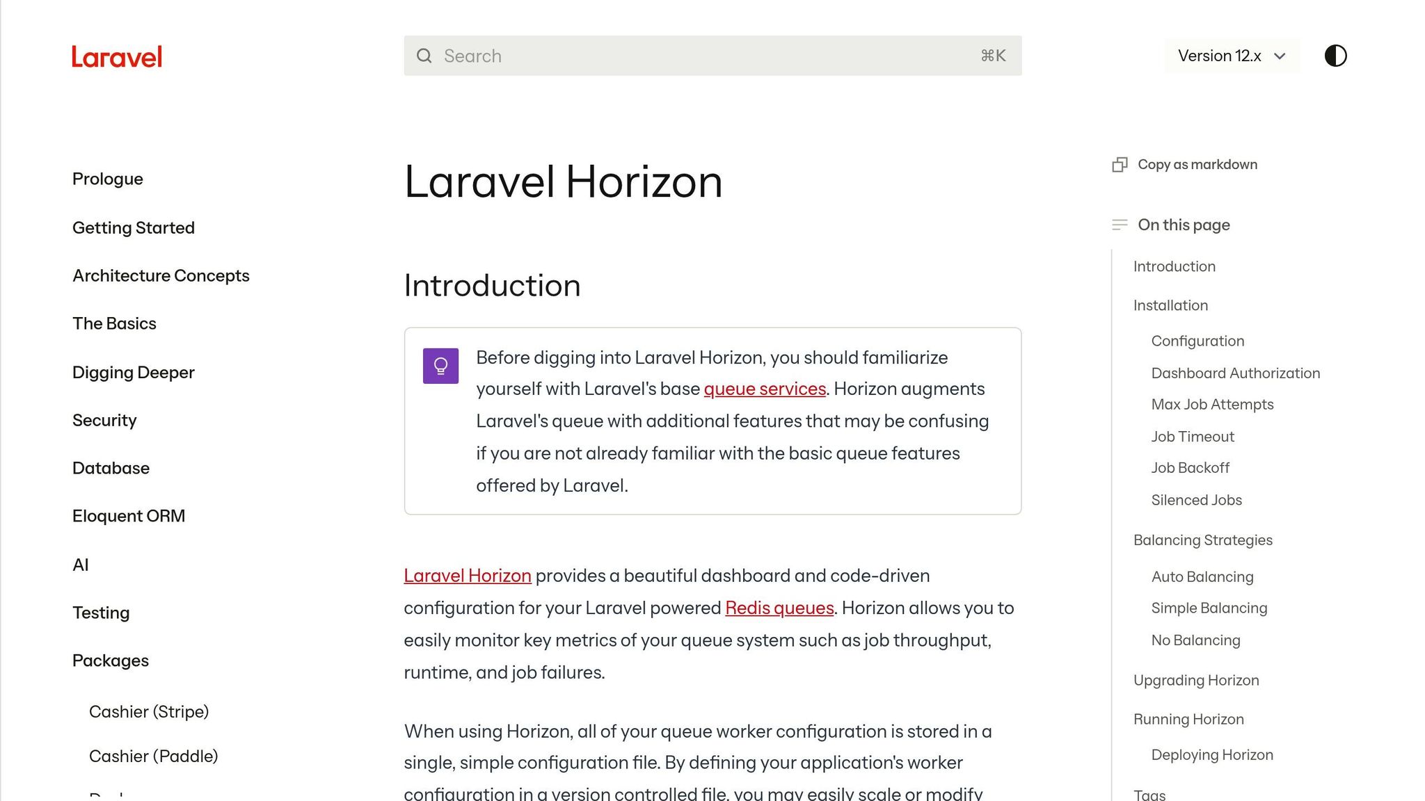 Laravel Horizon
