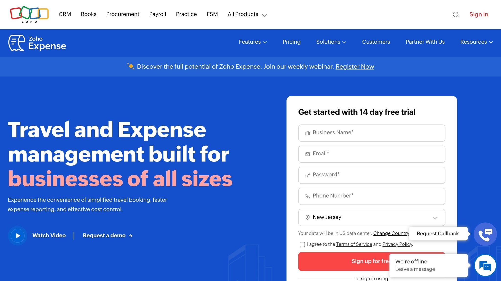 Zoho Expense