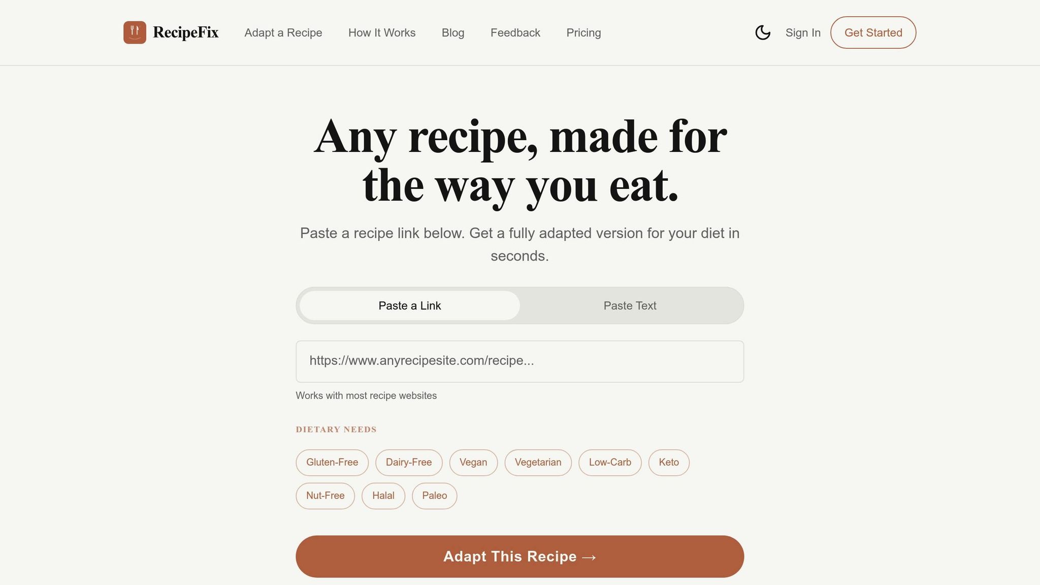 RecipeFix