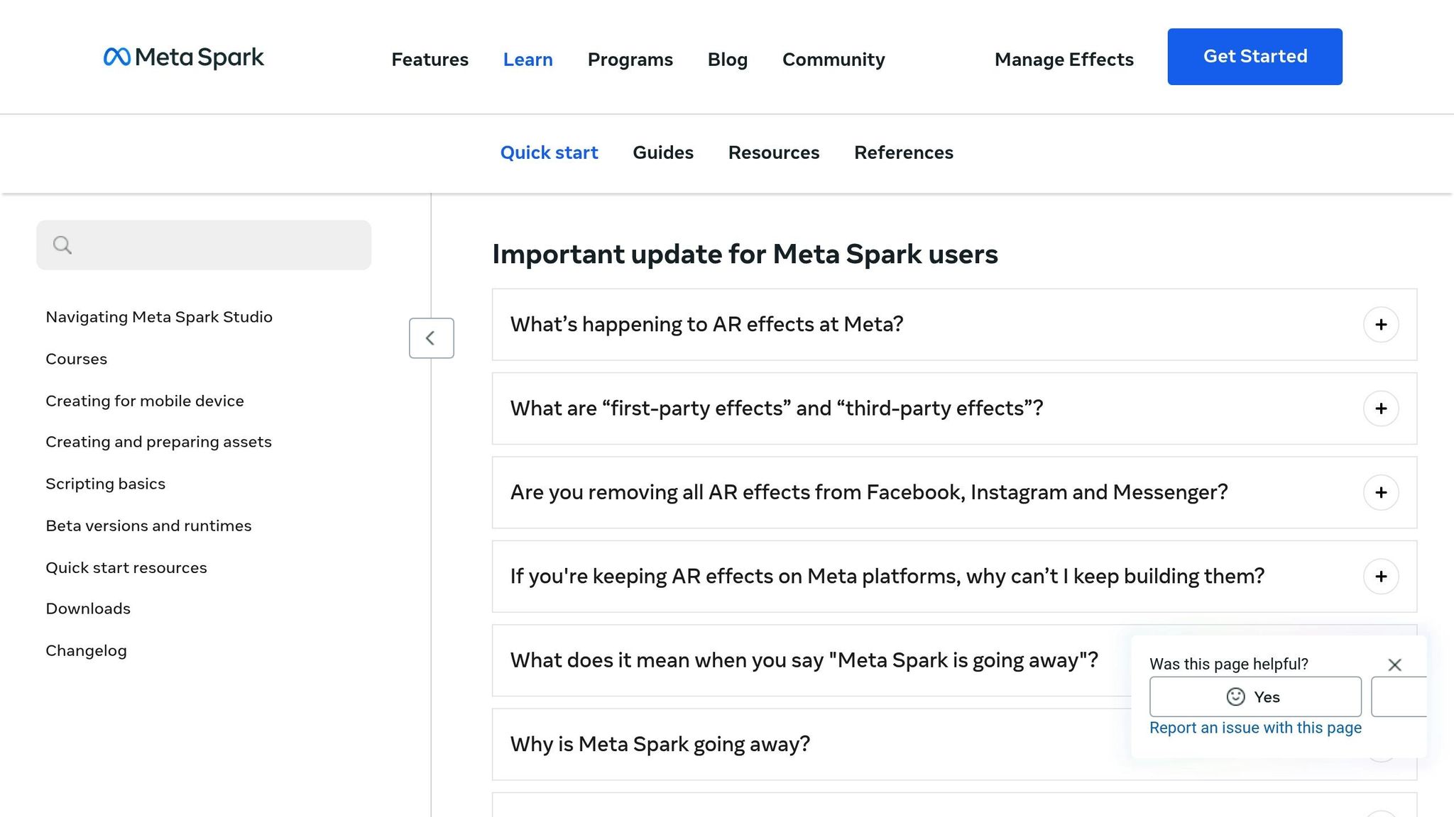 Meta Spark AR
