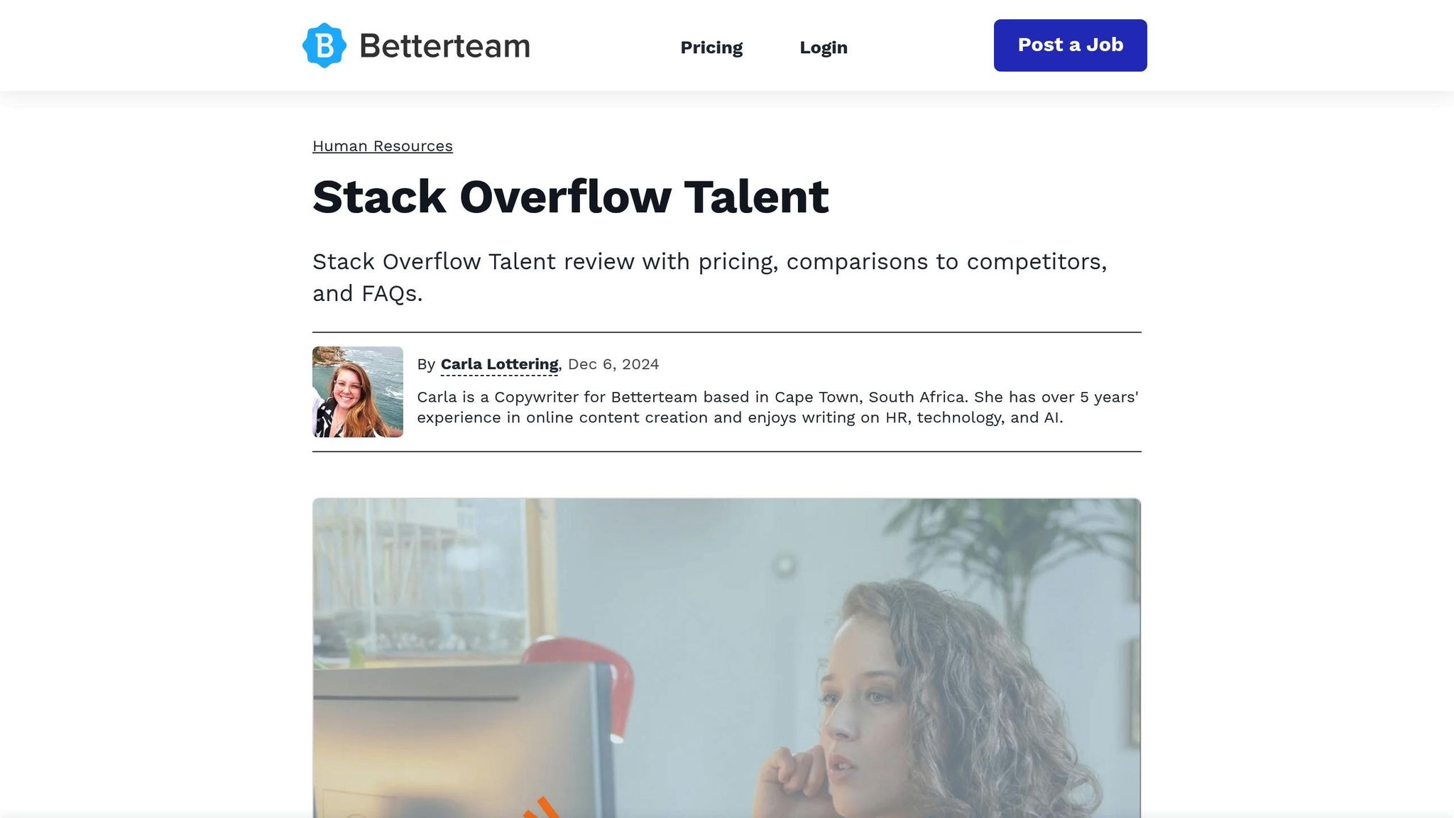 Stack Overflow Talent