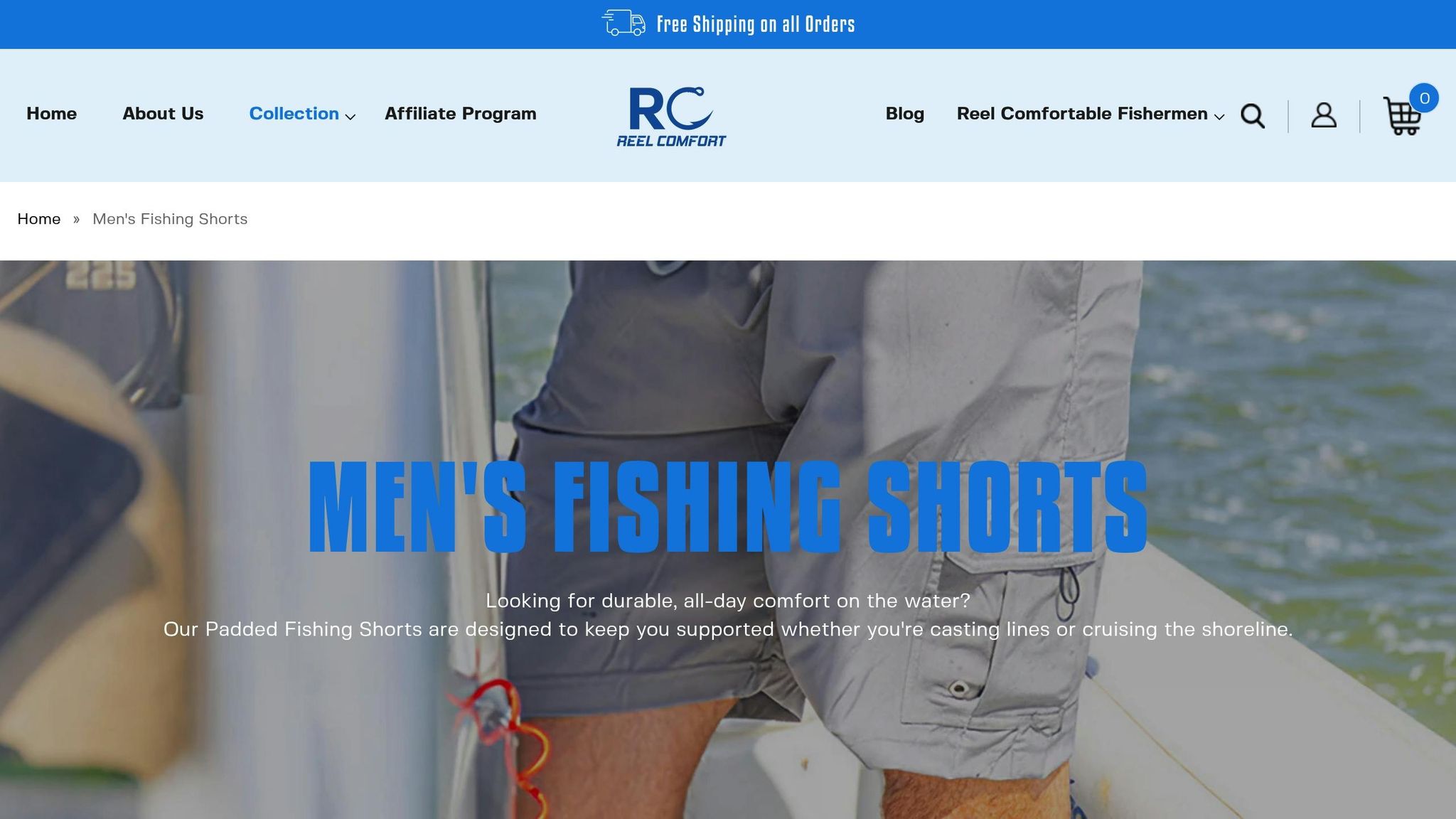 Mens Fishing Shorts