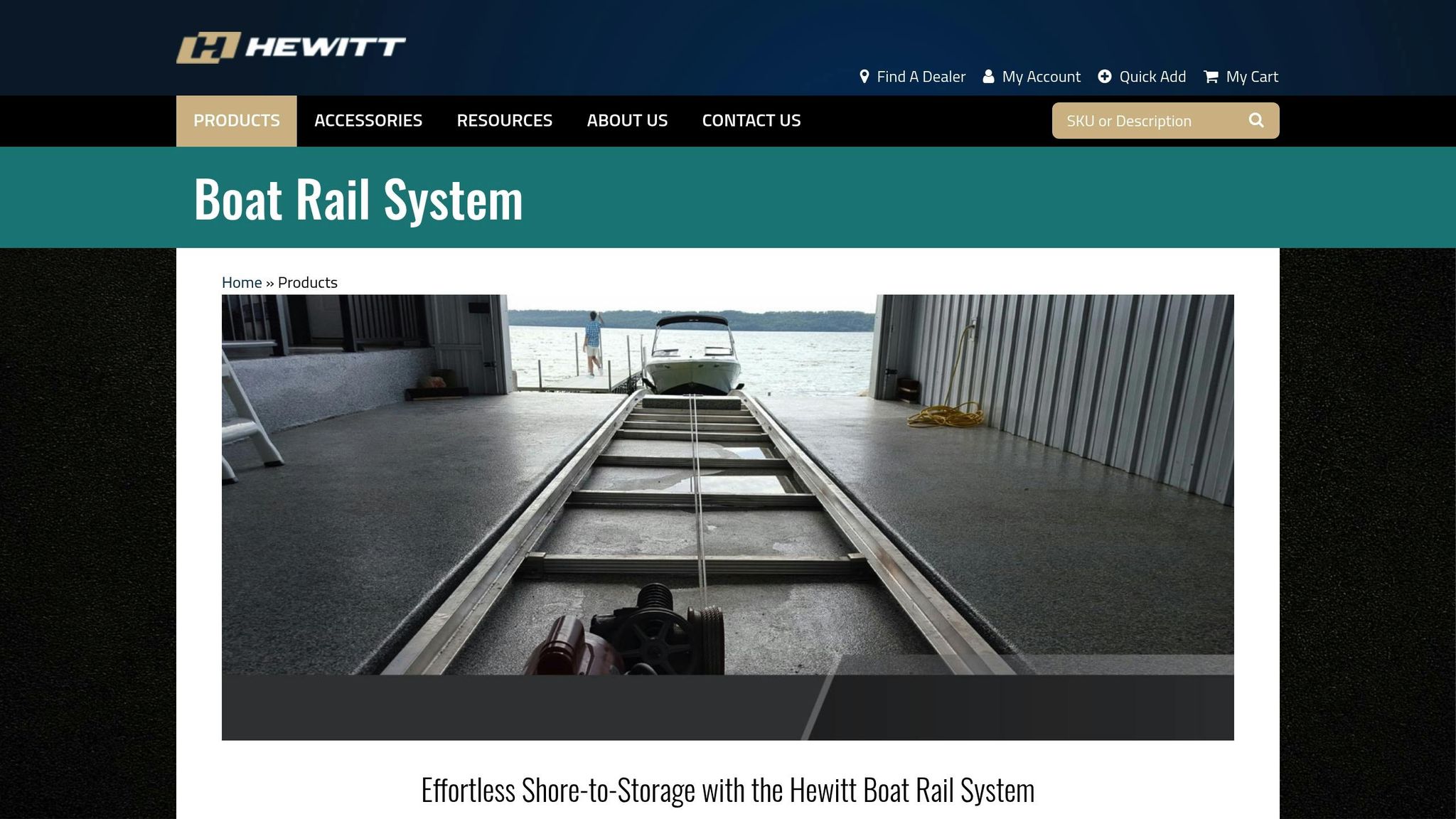 Hewitt Roll-A-Rail System