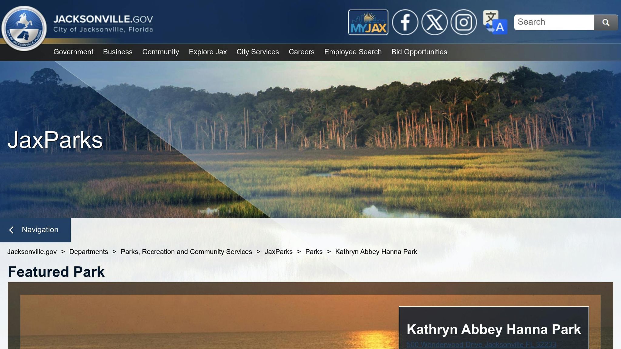 Kathryn Abbey Hanna Park