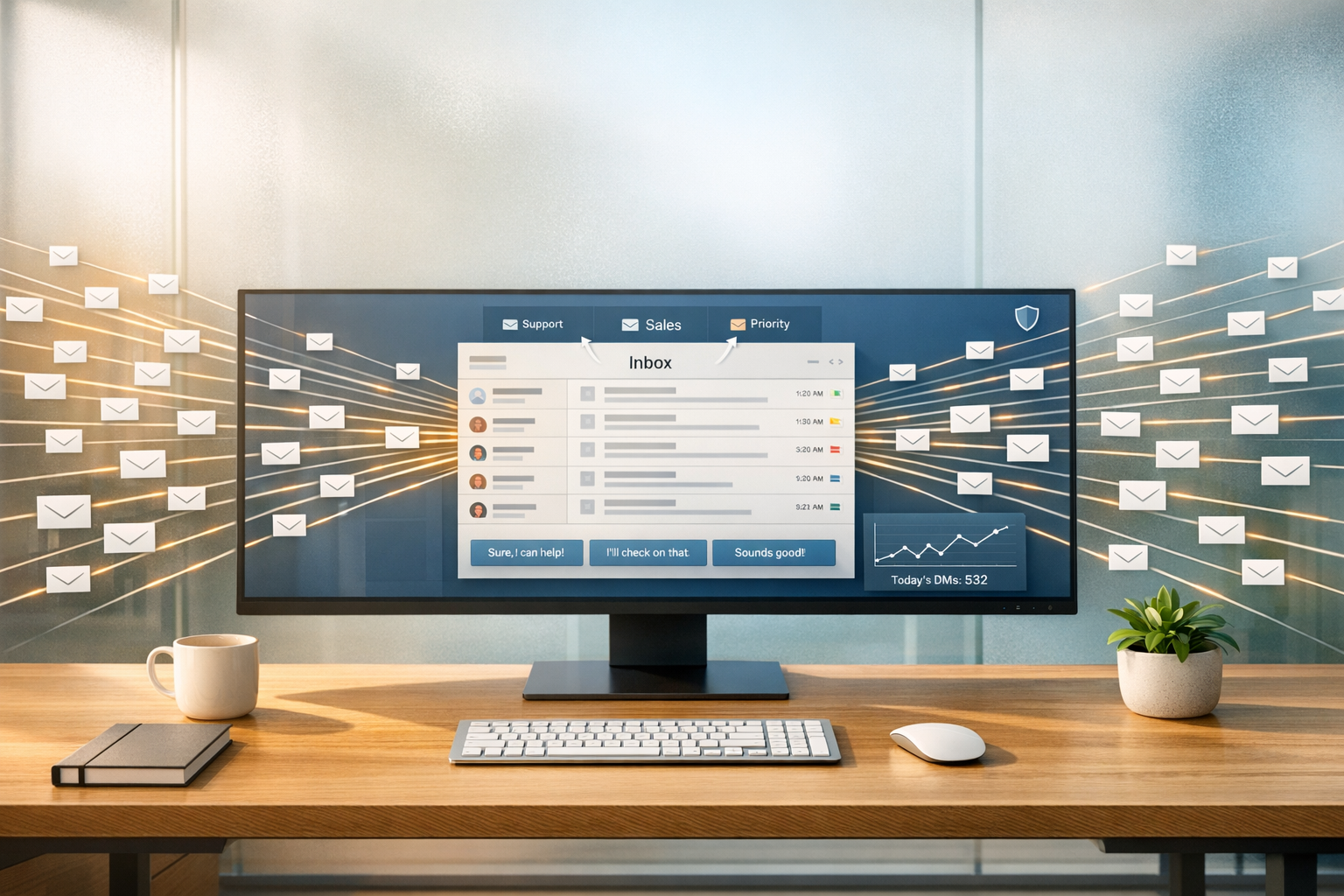 Manage 500+ Daily DMs Without Hiring
