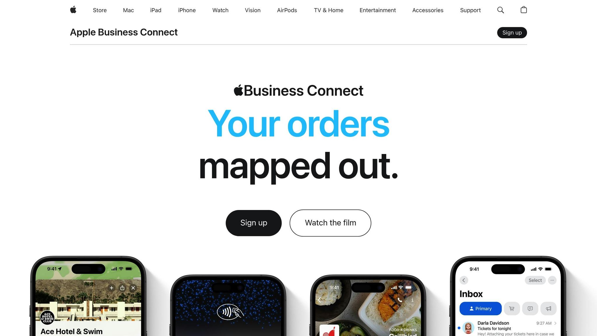 Apple Business Connect