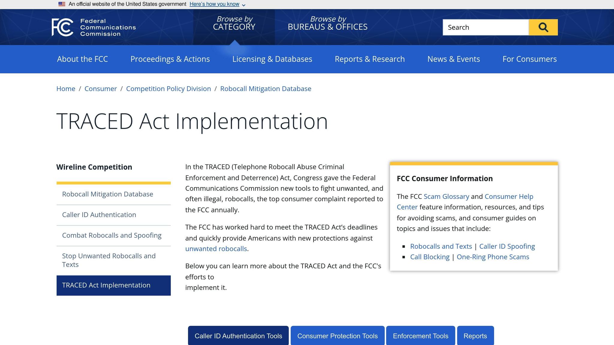 TRACED Act