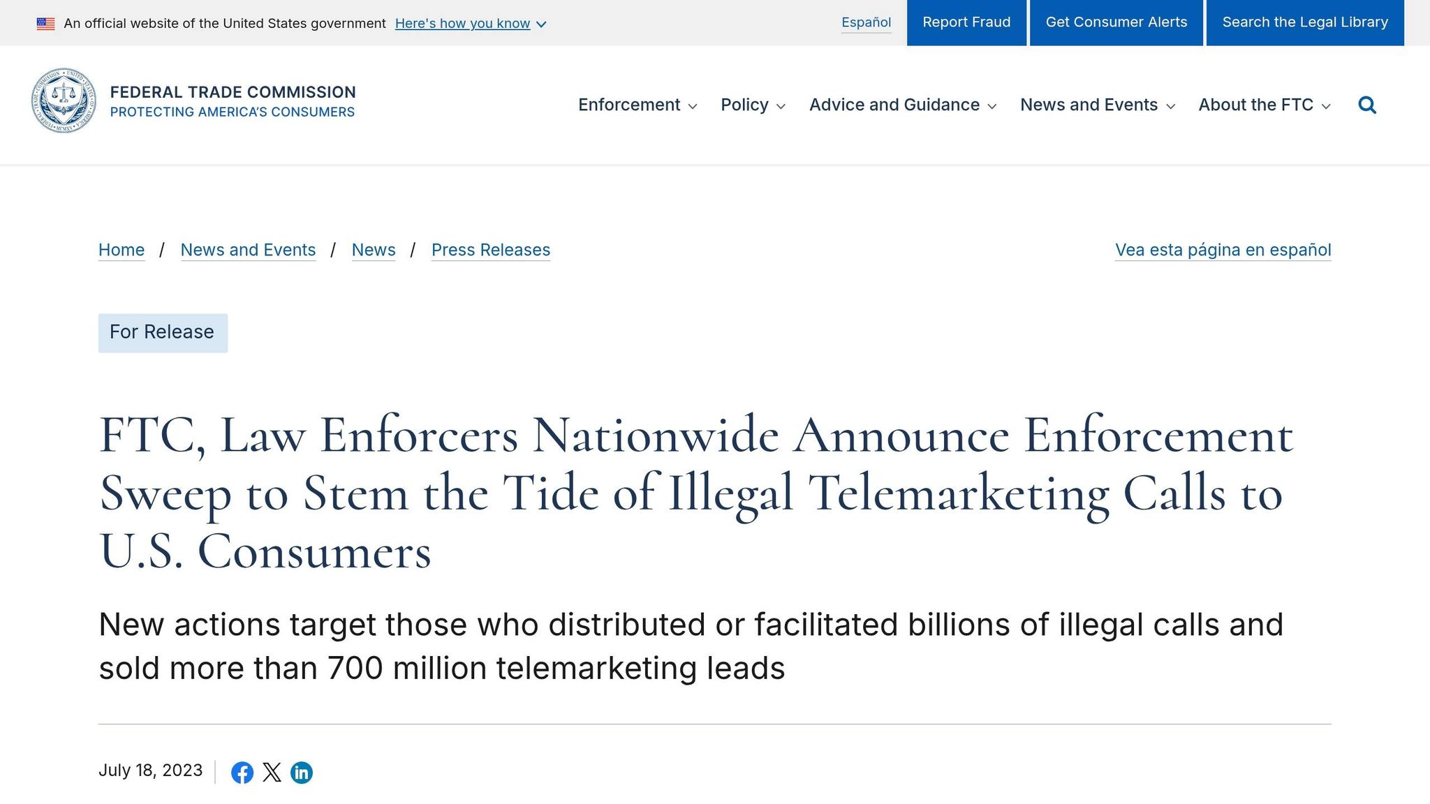 Operation Stop Scam Calls