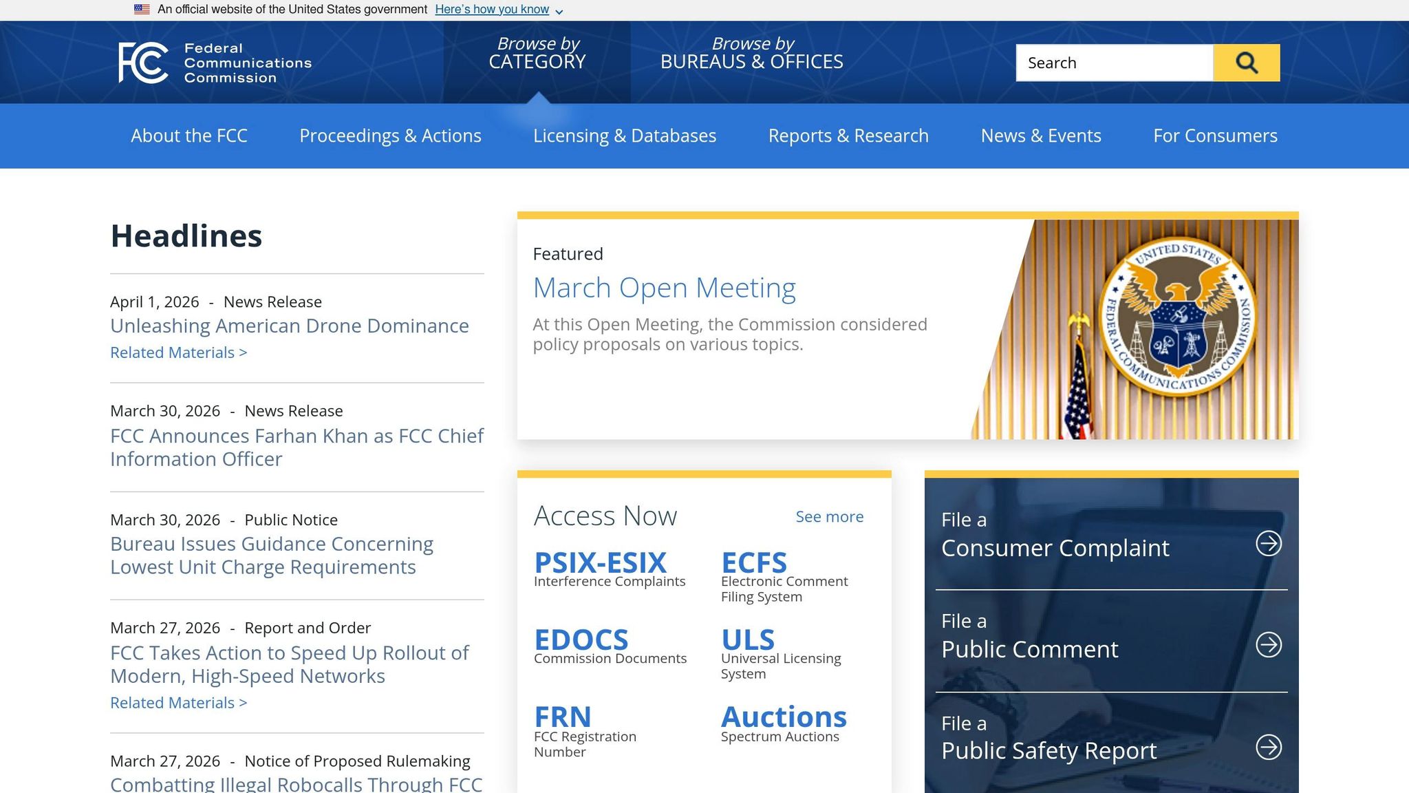 Federal Communications Commission