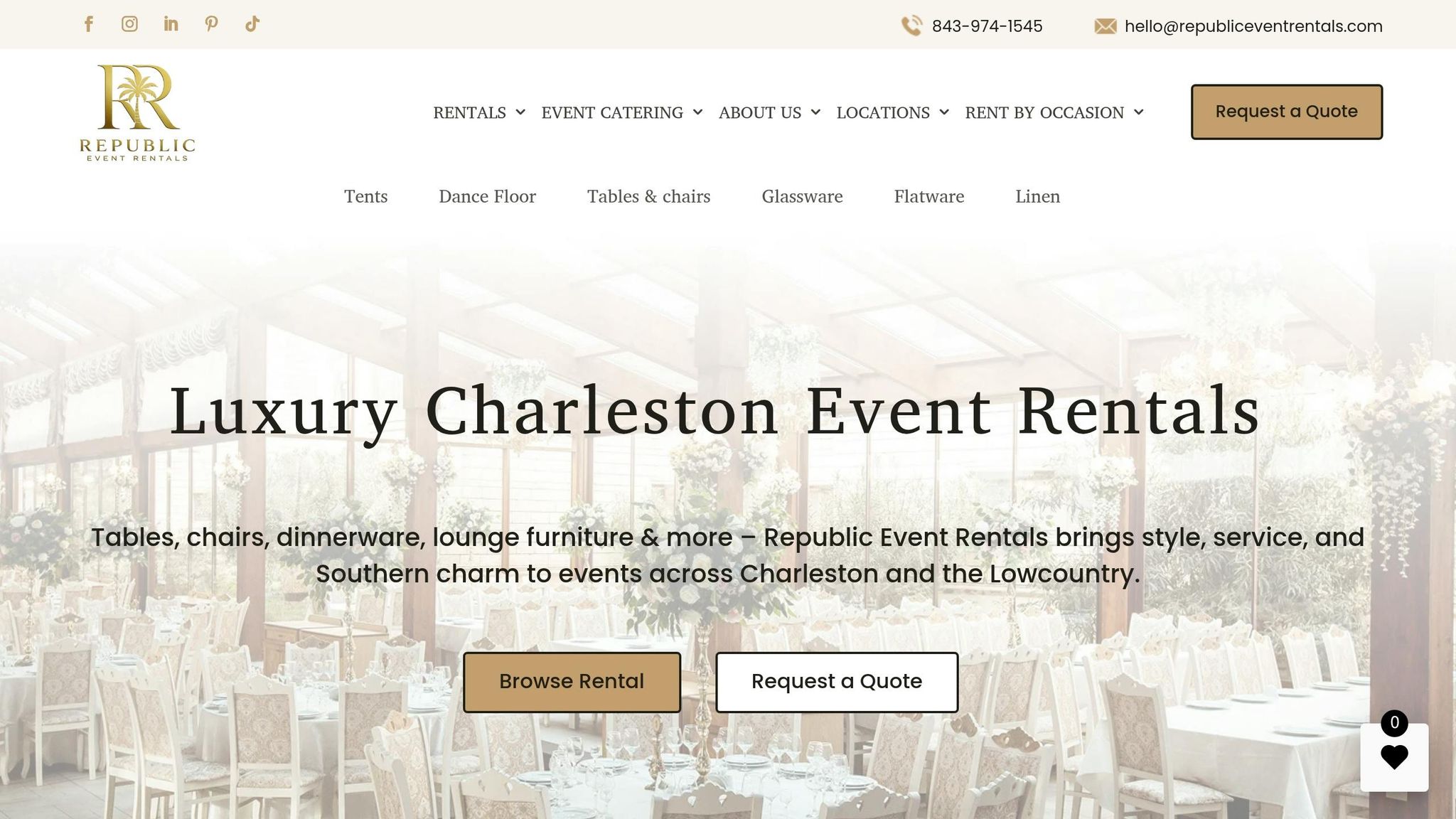 Charleston Luxury Event Design: How Rentals Shape the Guest Experience ...