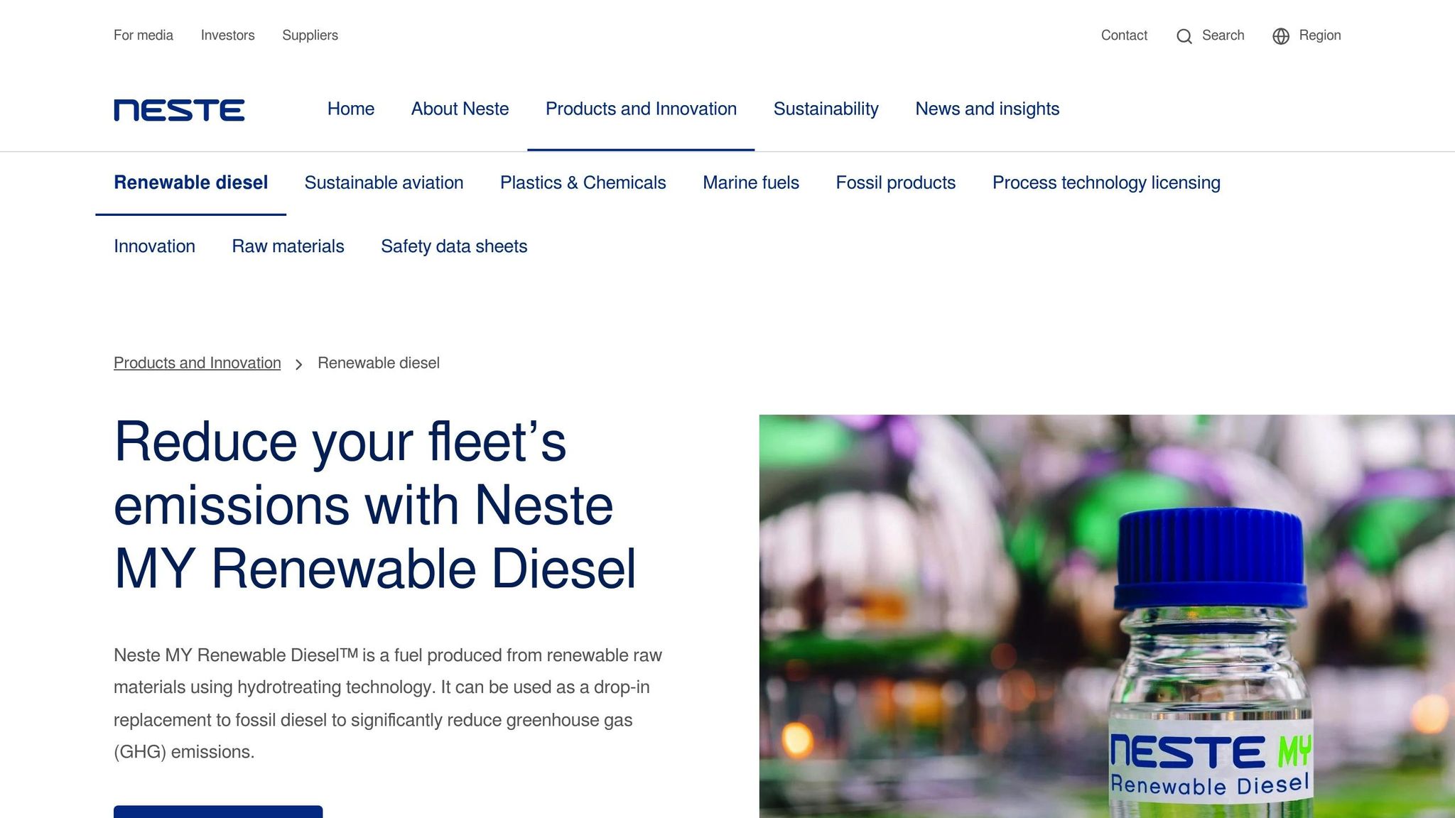Neste MY Renewable Diesel