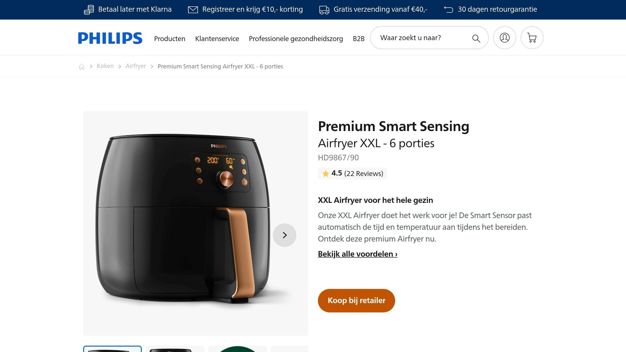 Philips Airfryer XXL