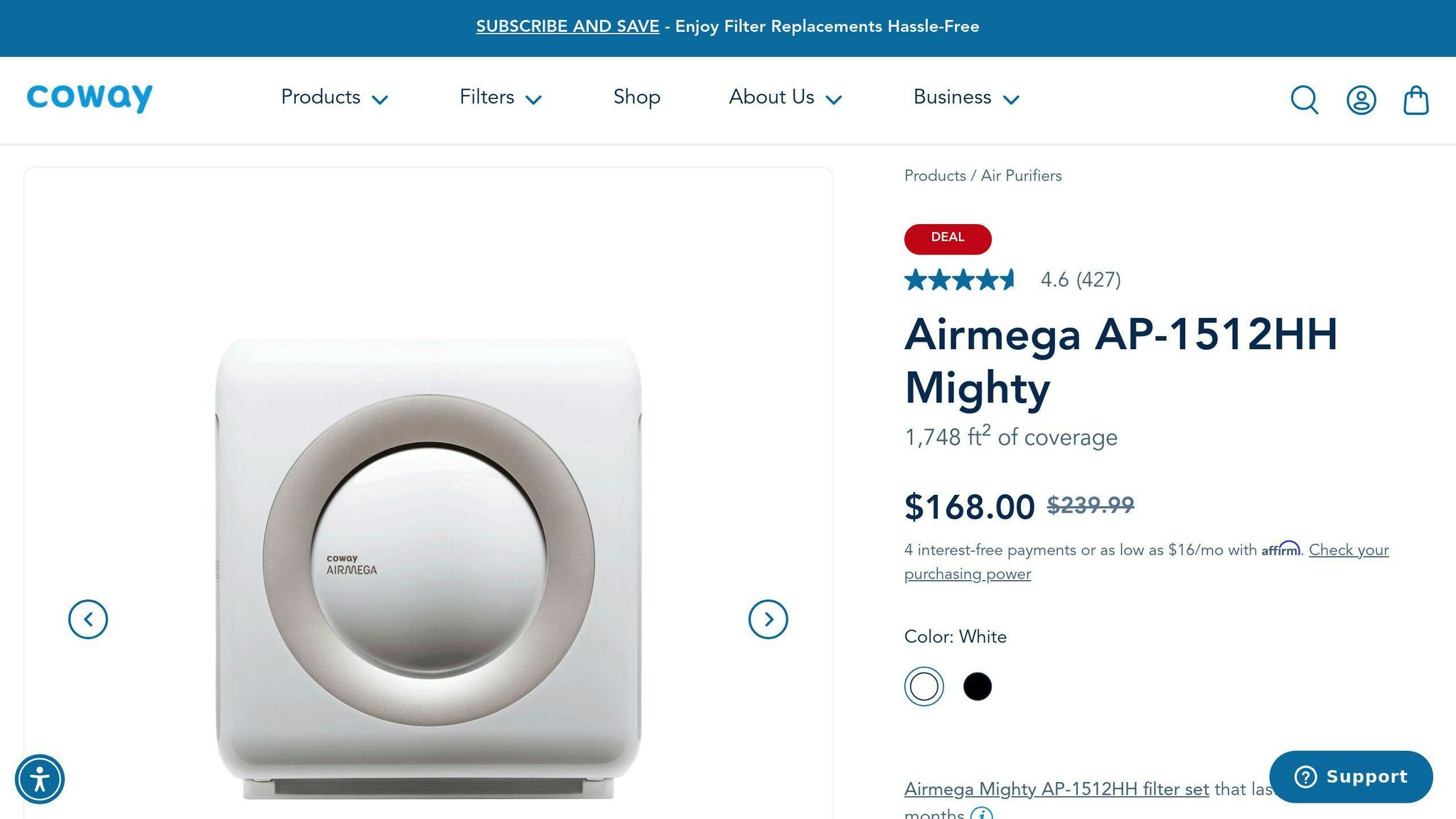 Coway Airmega AP-1512HH