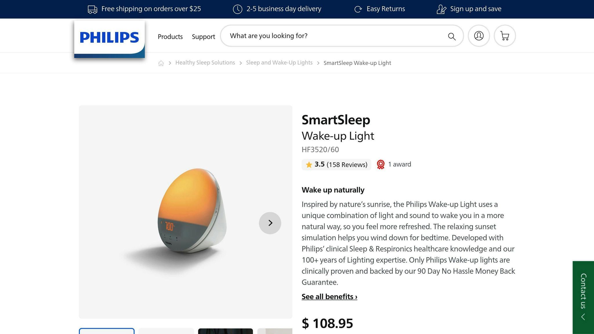 Philips SmartSleep Wake-Up Light