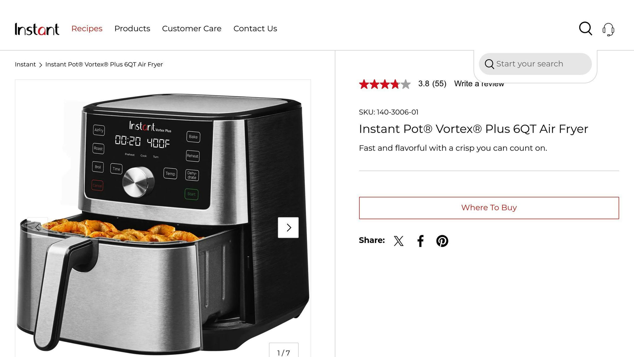 Instant Vortex Plus