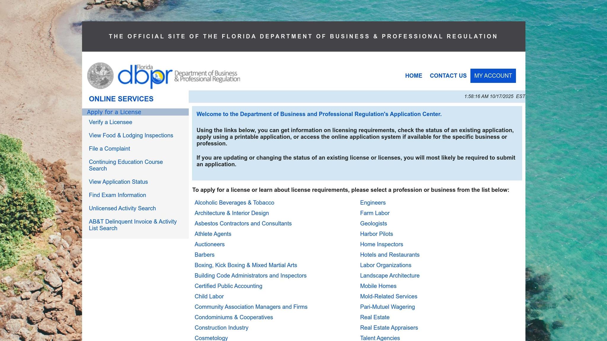 Florida Department of Business and Professional Regulation