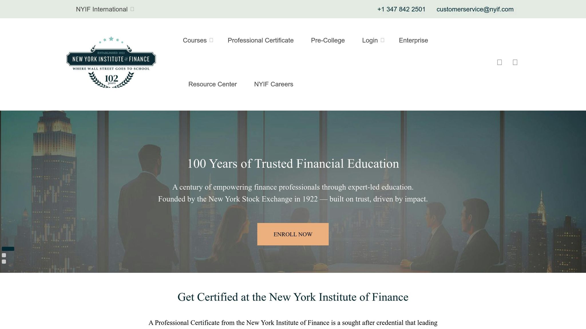 NY Institute of Finance
