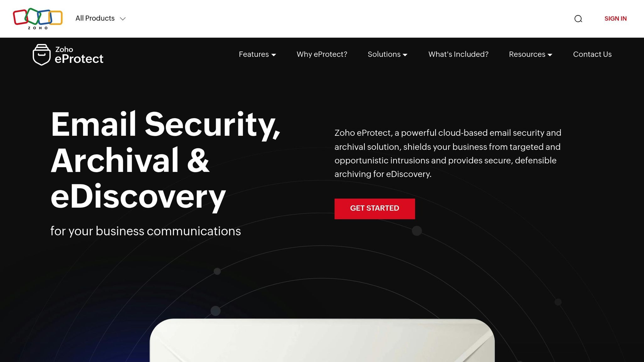 Zoho eProtect