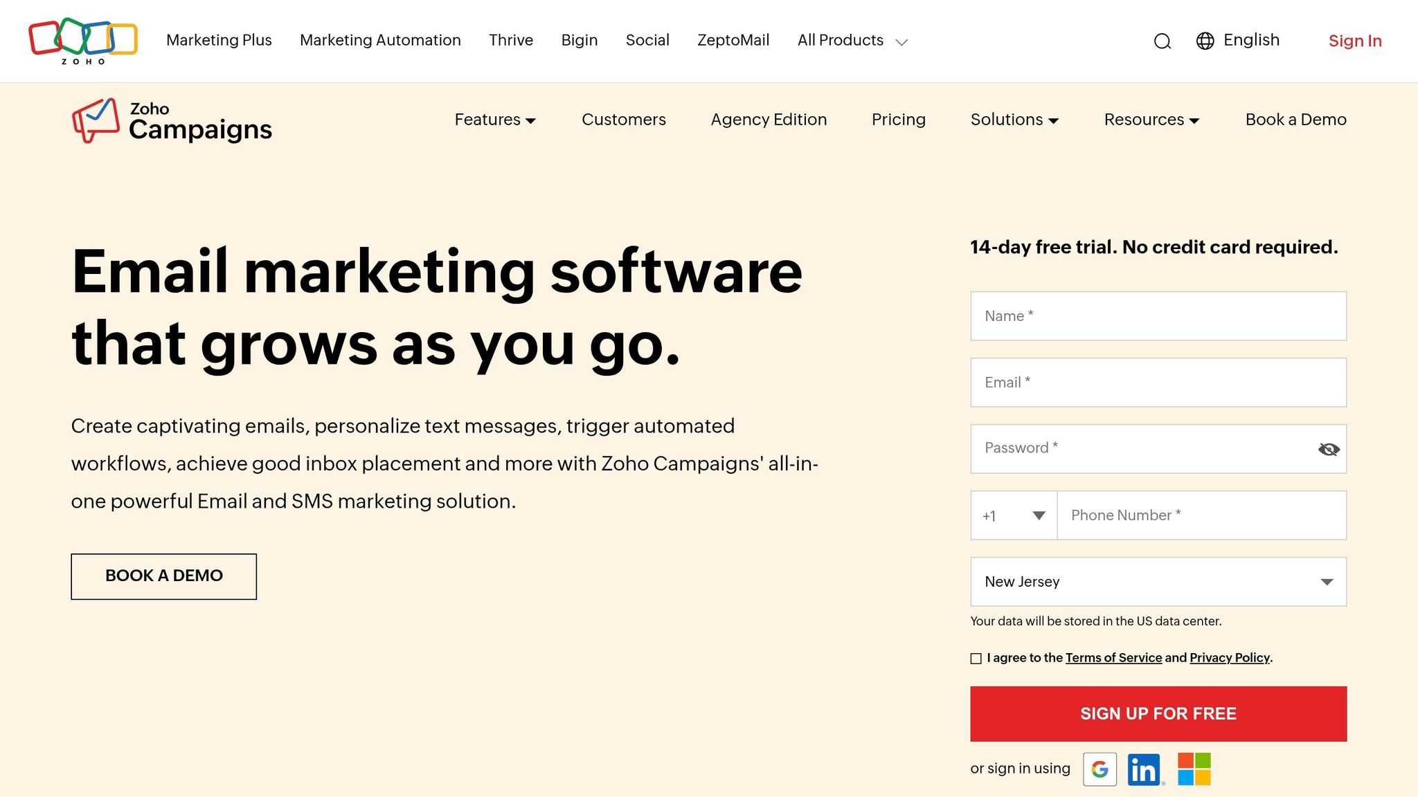Zoho Campaigns