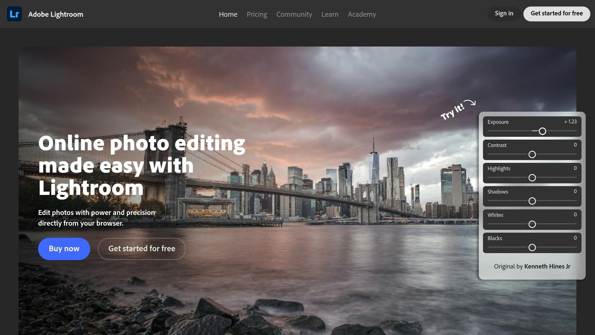 Lightroom Web