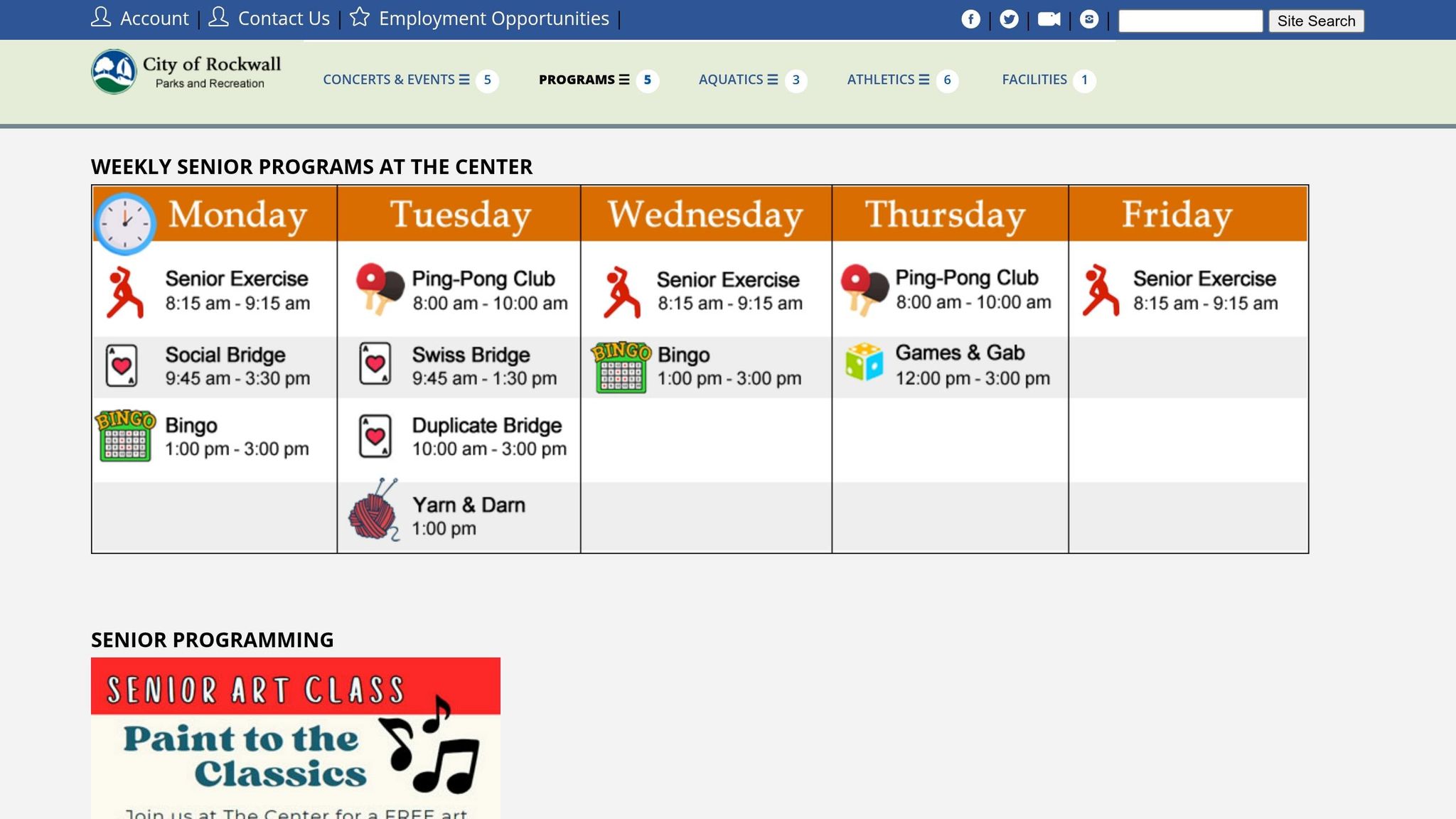 Rockwall Senior Center