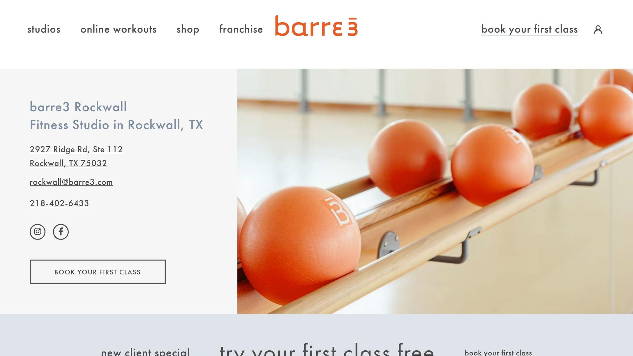barre3 Rockwall